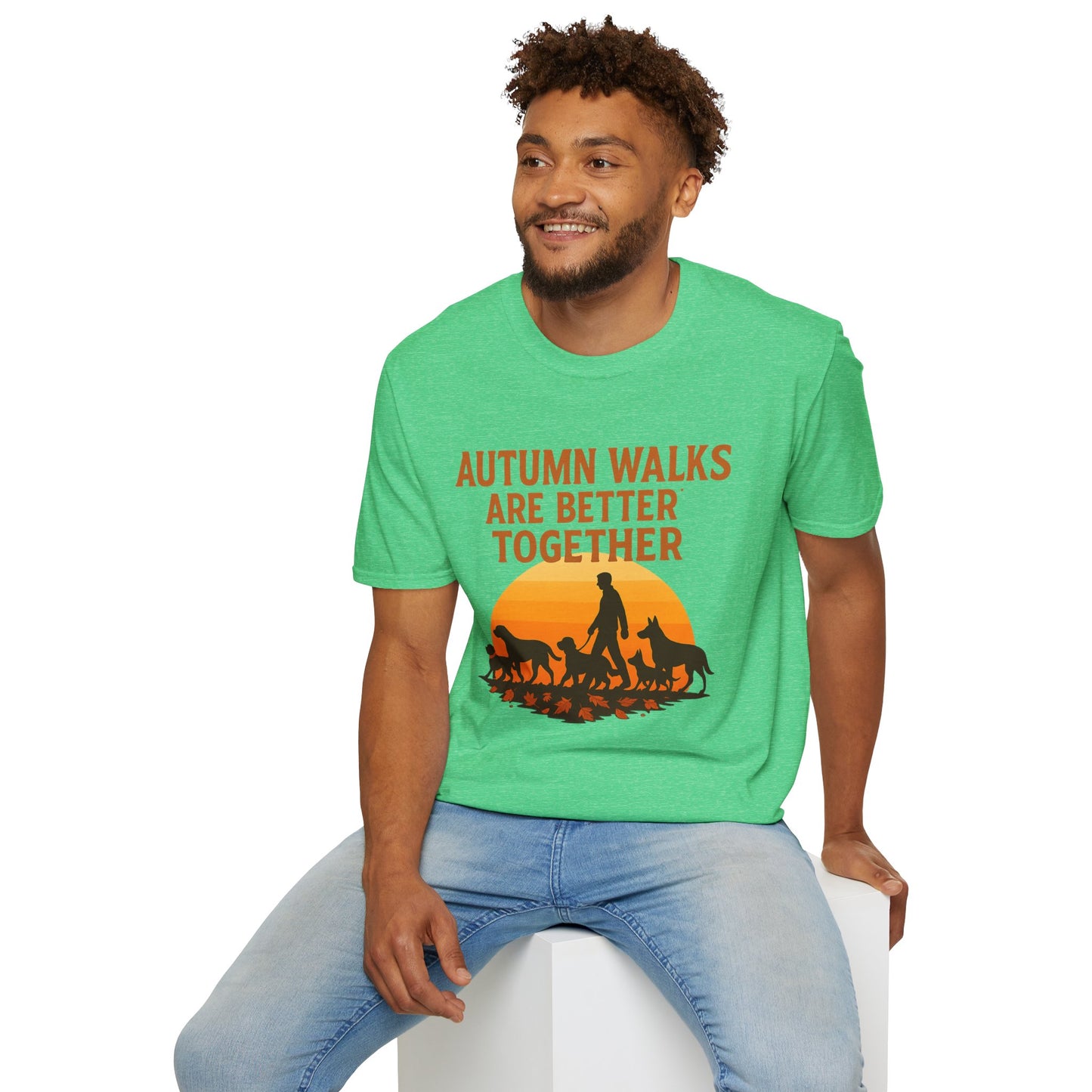 Autumn Walks Unisex T-Shirt, Casual Tee