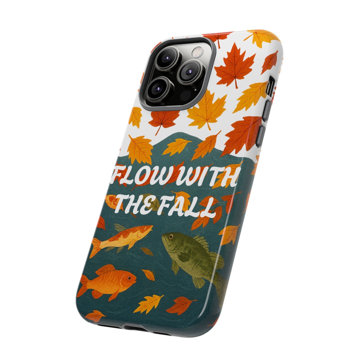 Flow With The Fall Fish Phone Case