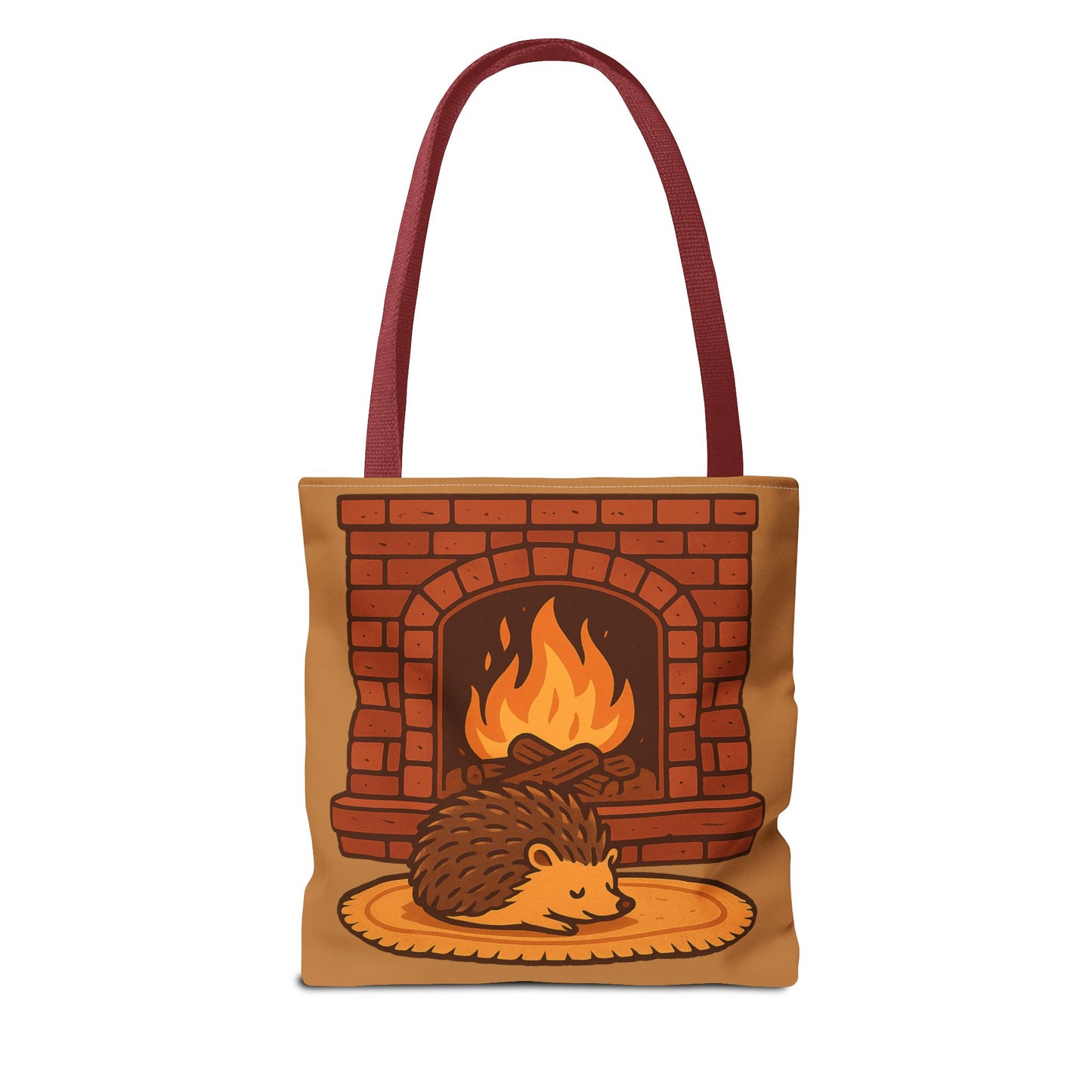 Fireside Spines Cozy Autumn Tote Bag