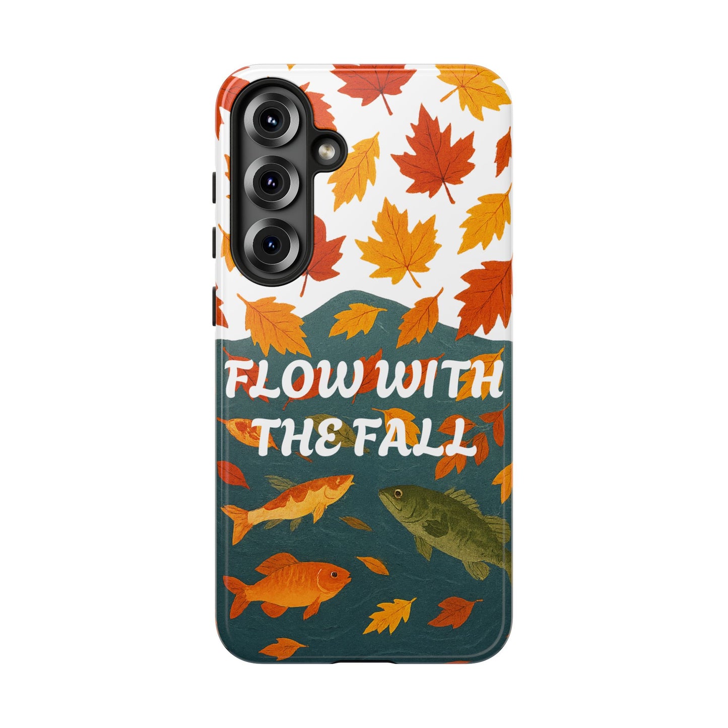 Flow With The Fall Fish Phone Case
