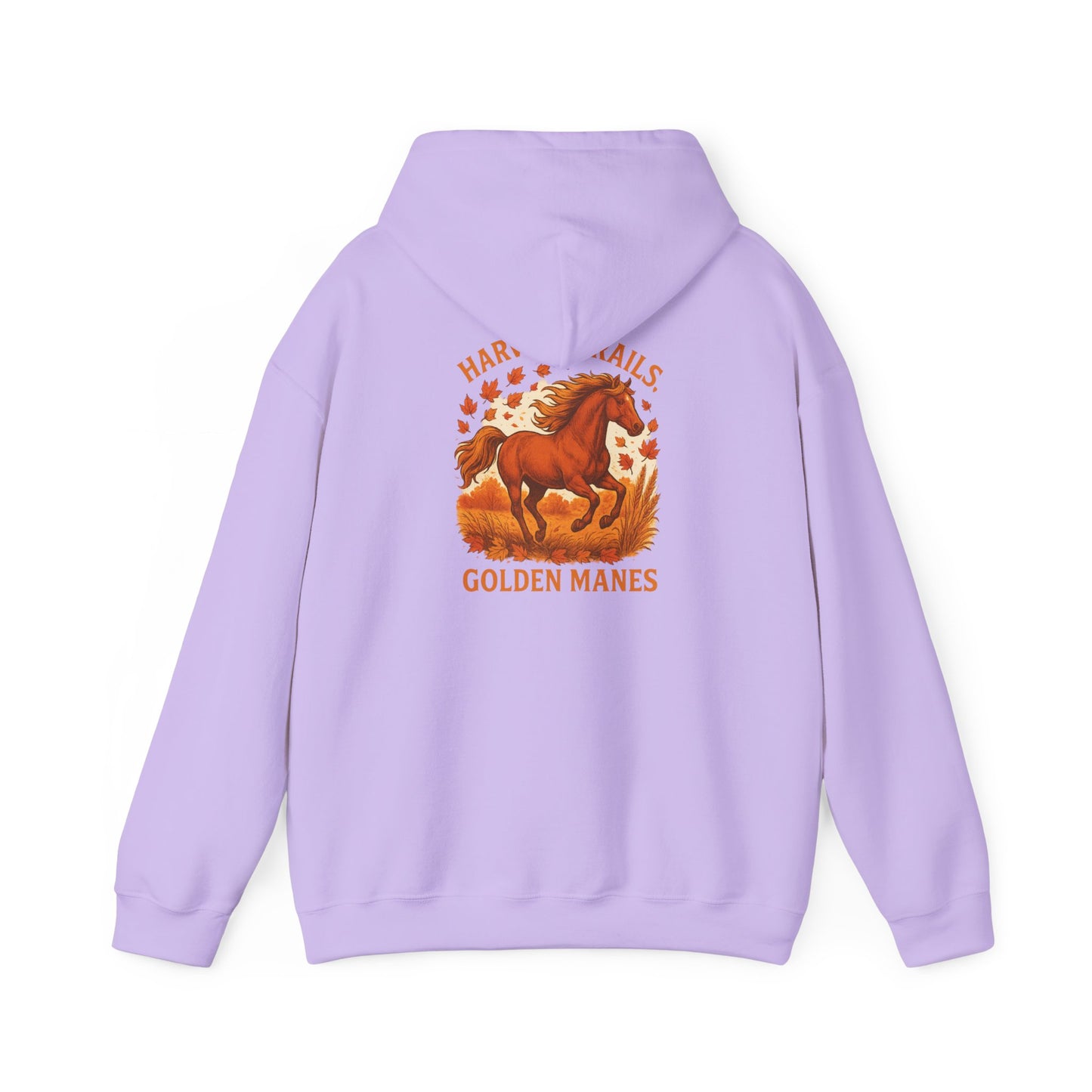 Harvest Trails Golden Manes Autumn Themed Hoodie