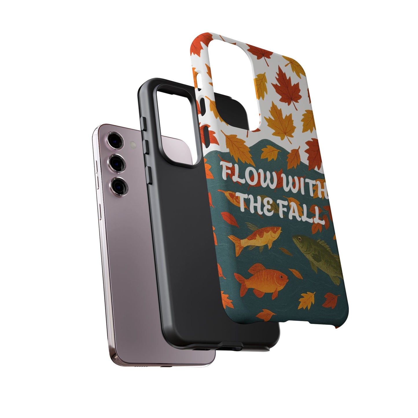 Flow With The Fall Fish Phone Case