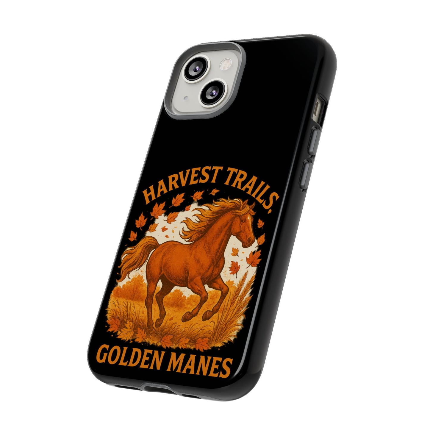 Harvest Trails Golden Manes Autumn Themed Phone Case
