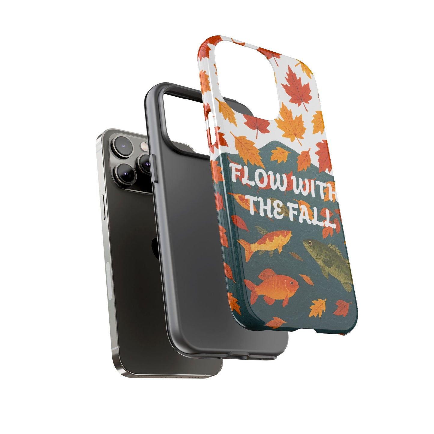 Flow With The Fall Fish Phone Case