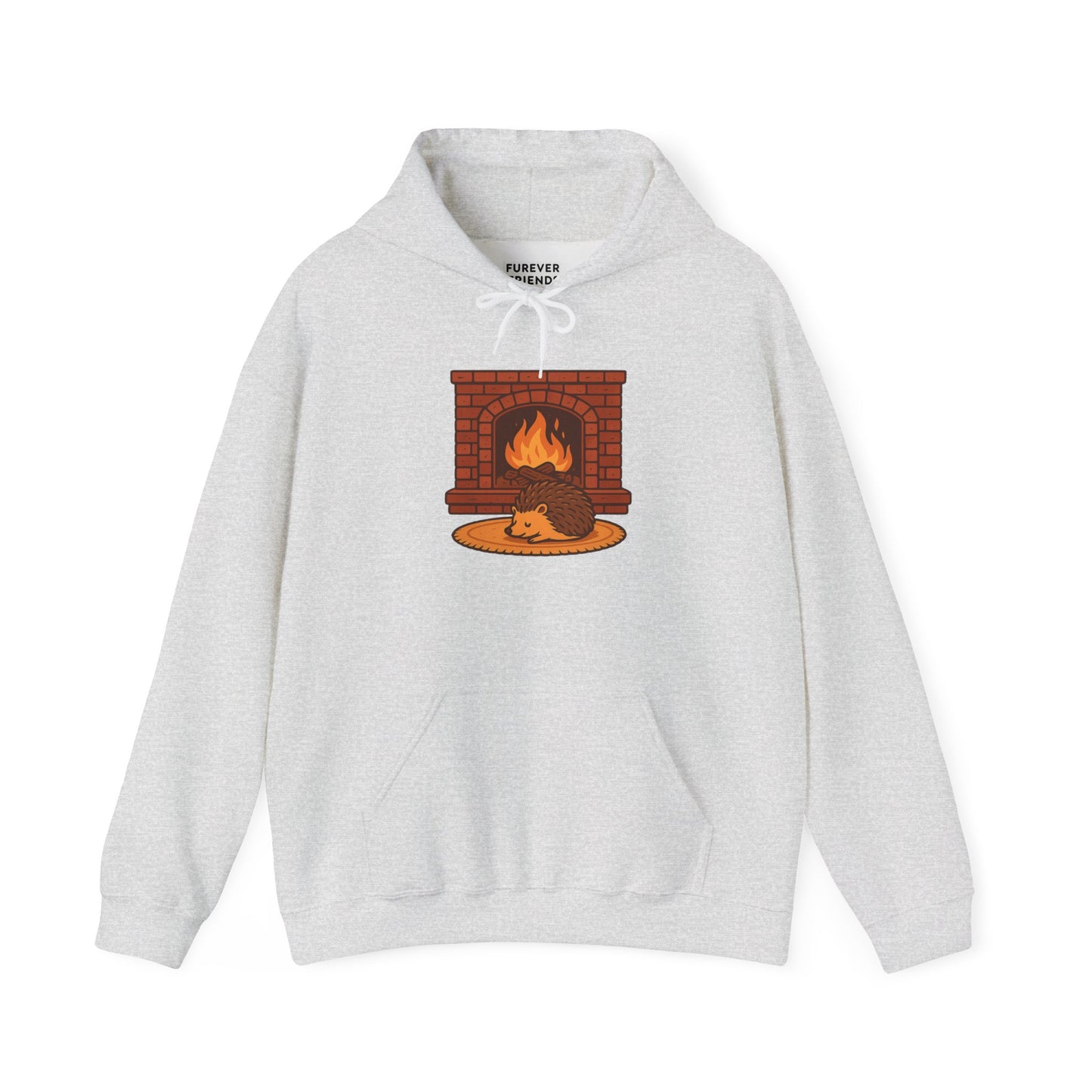 Fireside Spines Cozy Autumn Hoodie