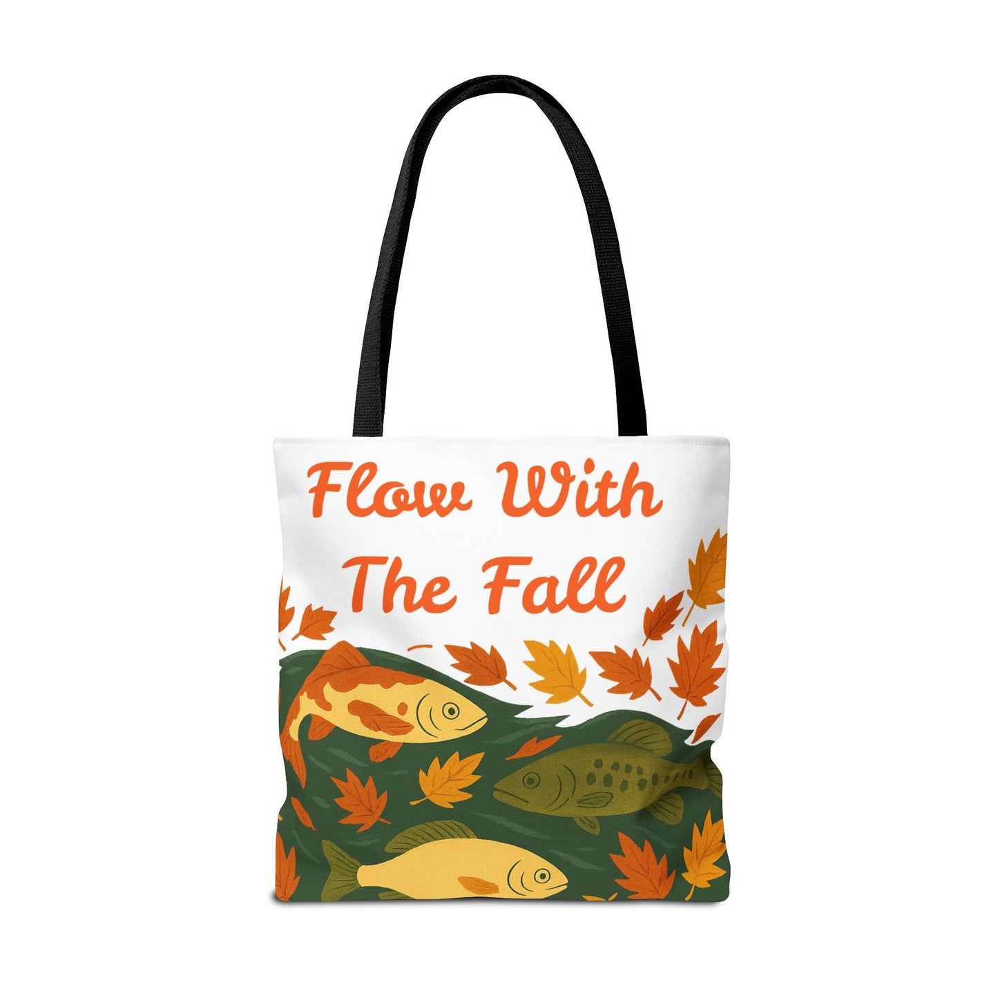 Flow With The Fall Print Tote Bag
