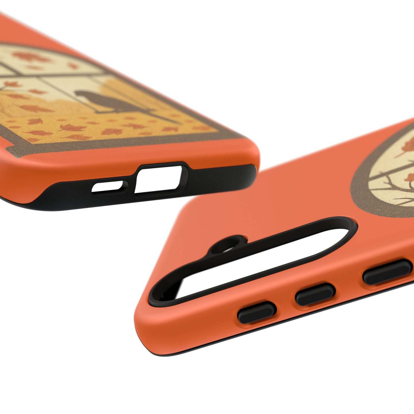 Bird In The Window Autumn Themed Phone Case