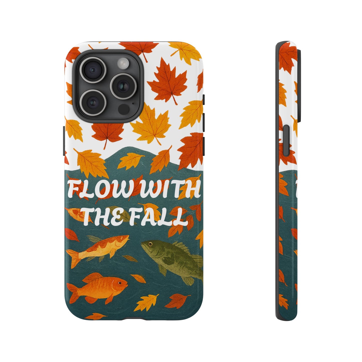 Flow With The Fall Fish Phone Case