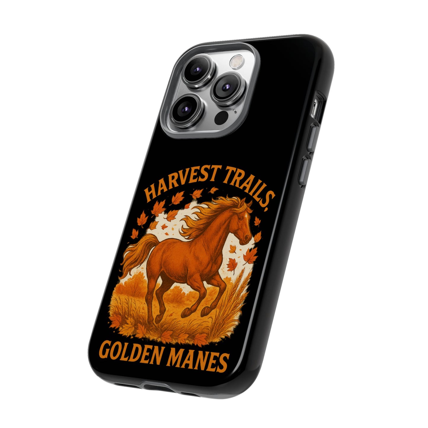 Harvest Trails Golden Manes Autumn Themed Phone Case