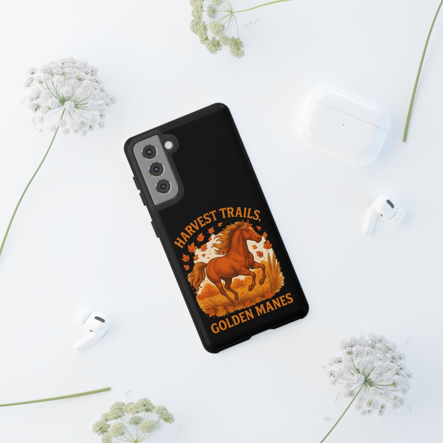 Harvest Trails Golden Manes Autumn Themed Phone Case