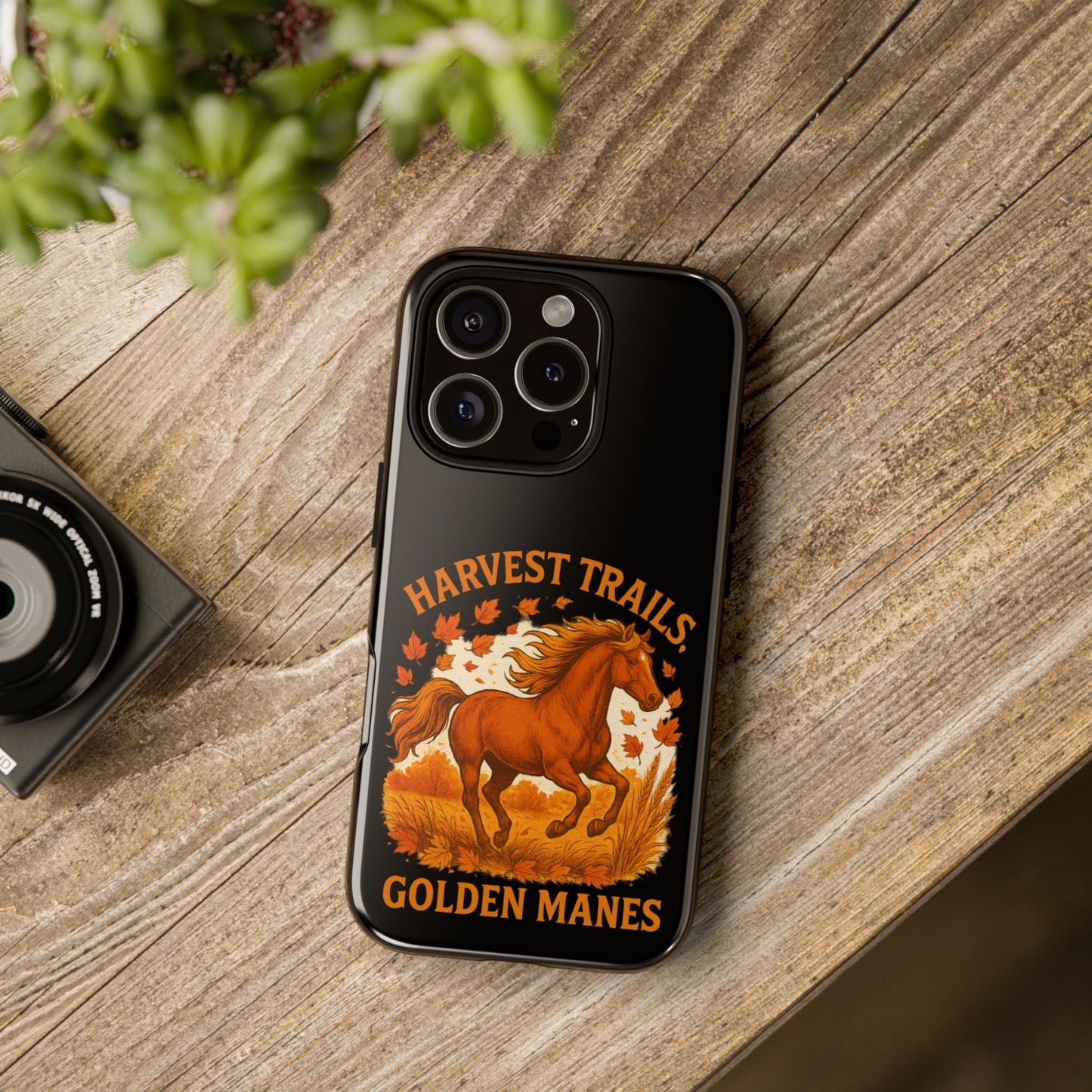 Harvest Trails Golden Manes Autumn Themed Phone Case