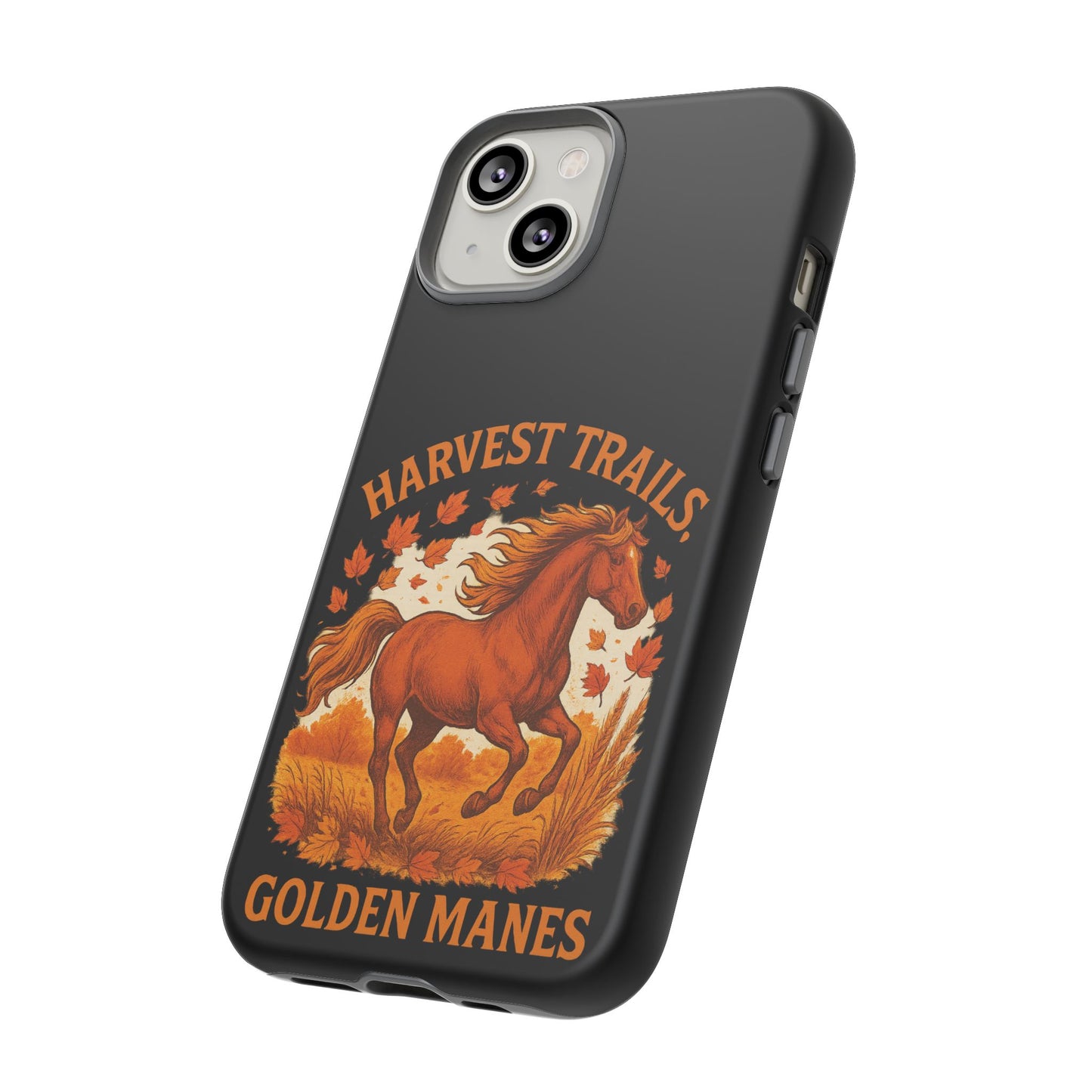 Harvest Trails Golden Manes Autumn Themed Phone Case