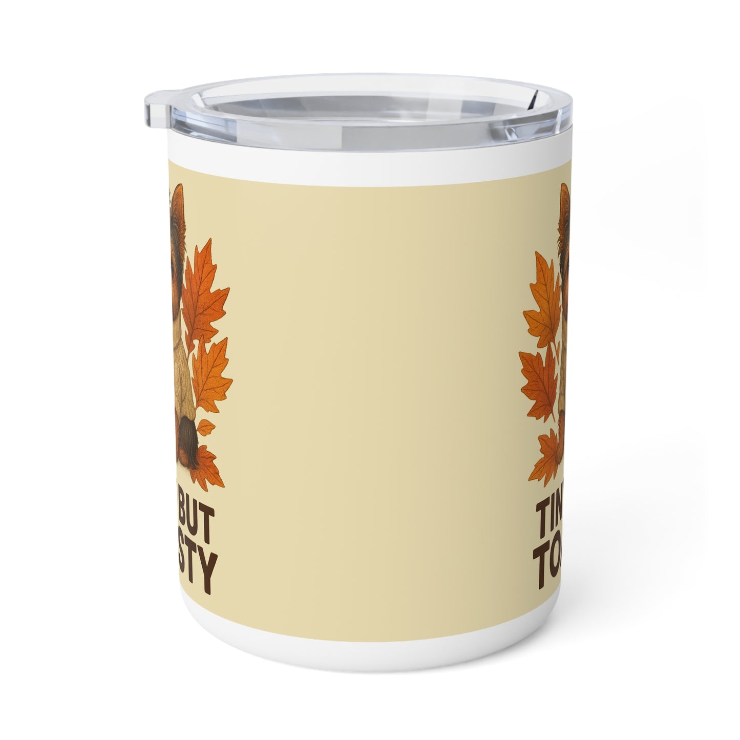 Tiny But Toasty Autumn Themed Insulated Coffee Mug