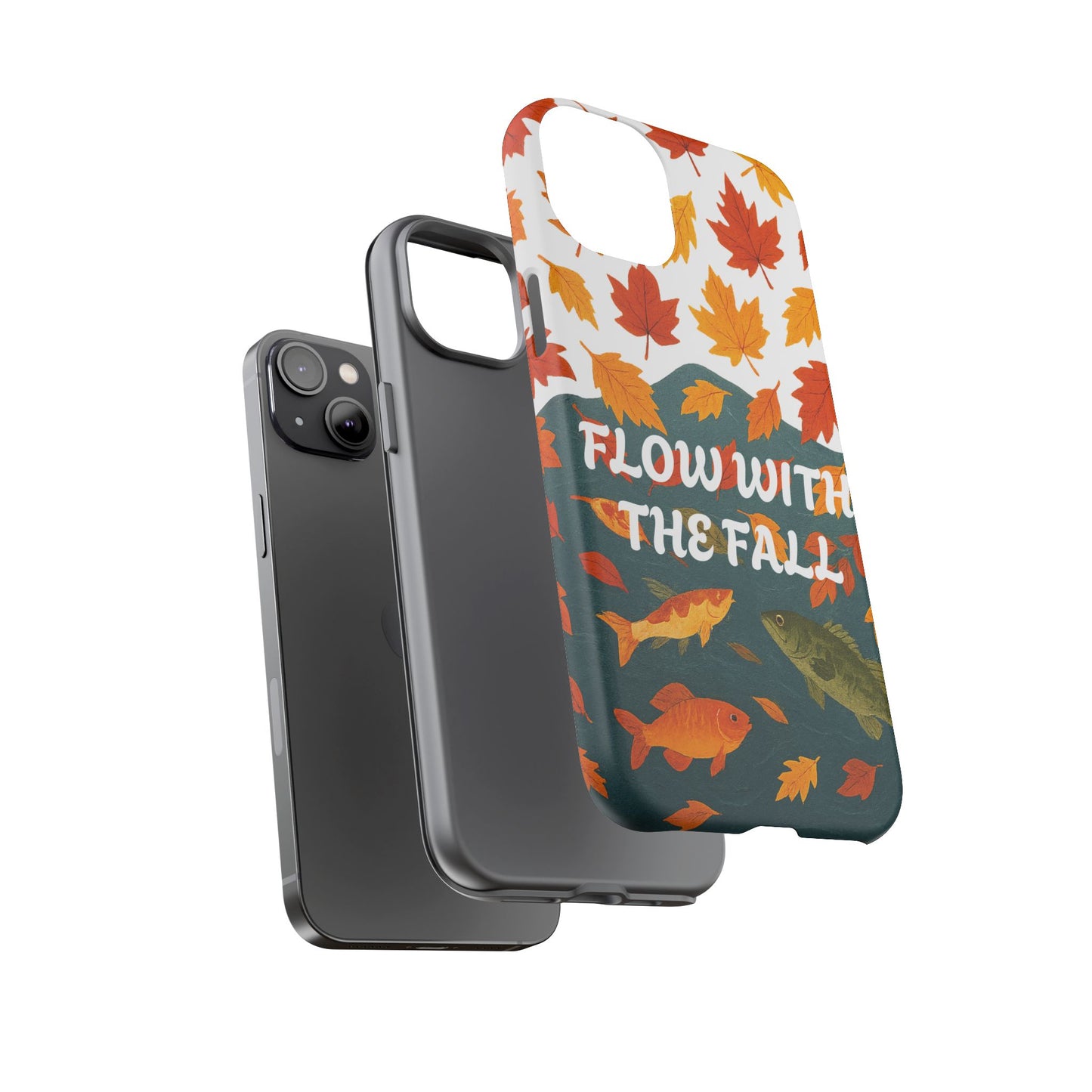 Flow With The Fall Fish Phone Case