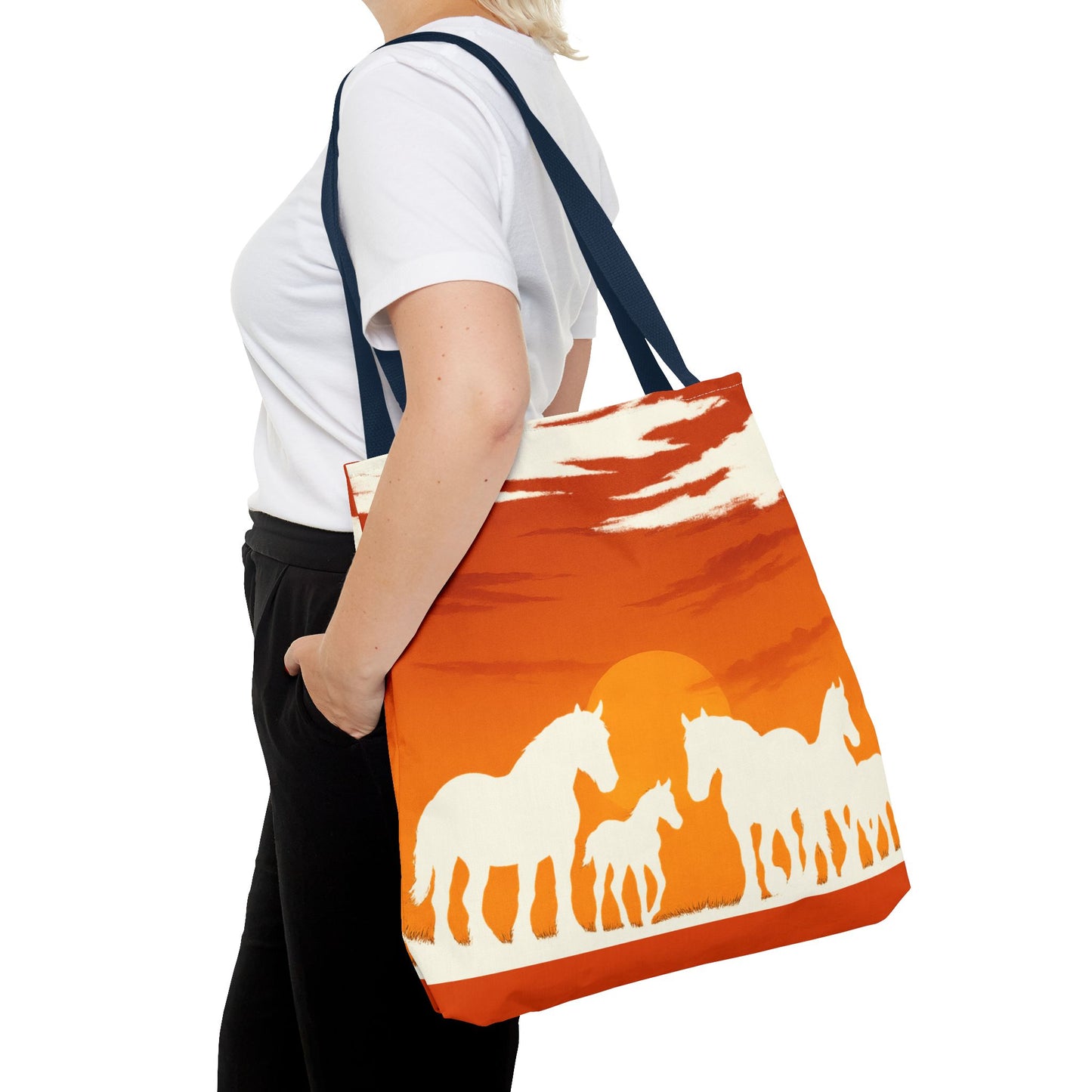 Horses on the Horizon Tote Bag
