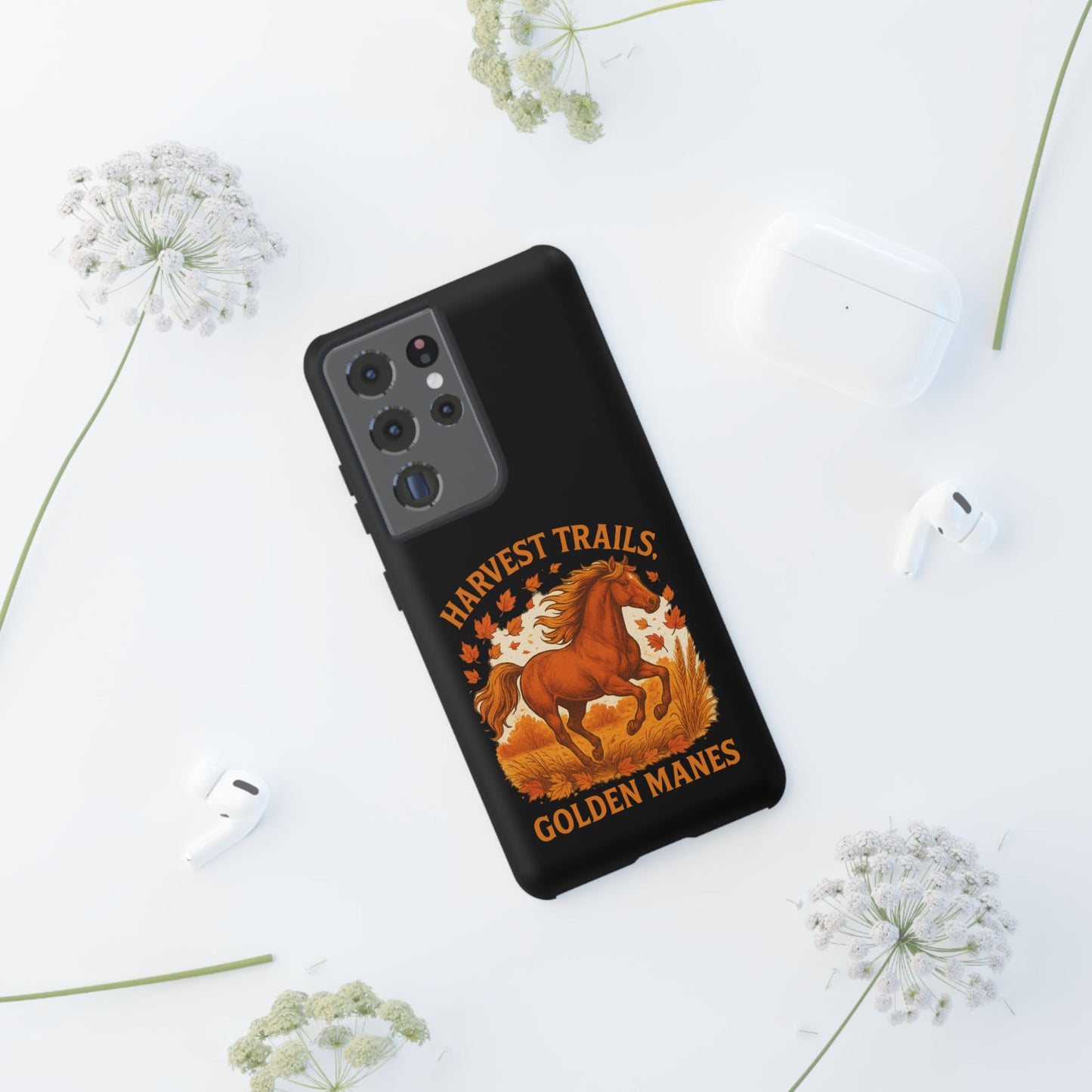Harvest Trails Golden Manes Autumn Themed Phone Case
