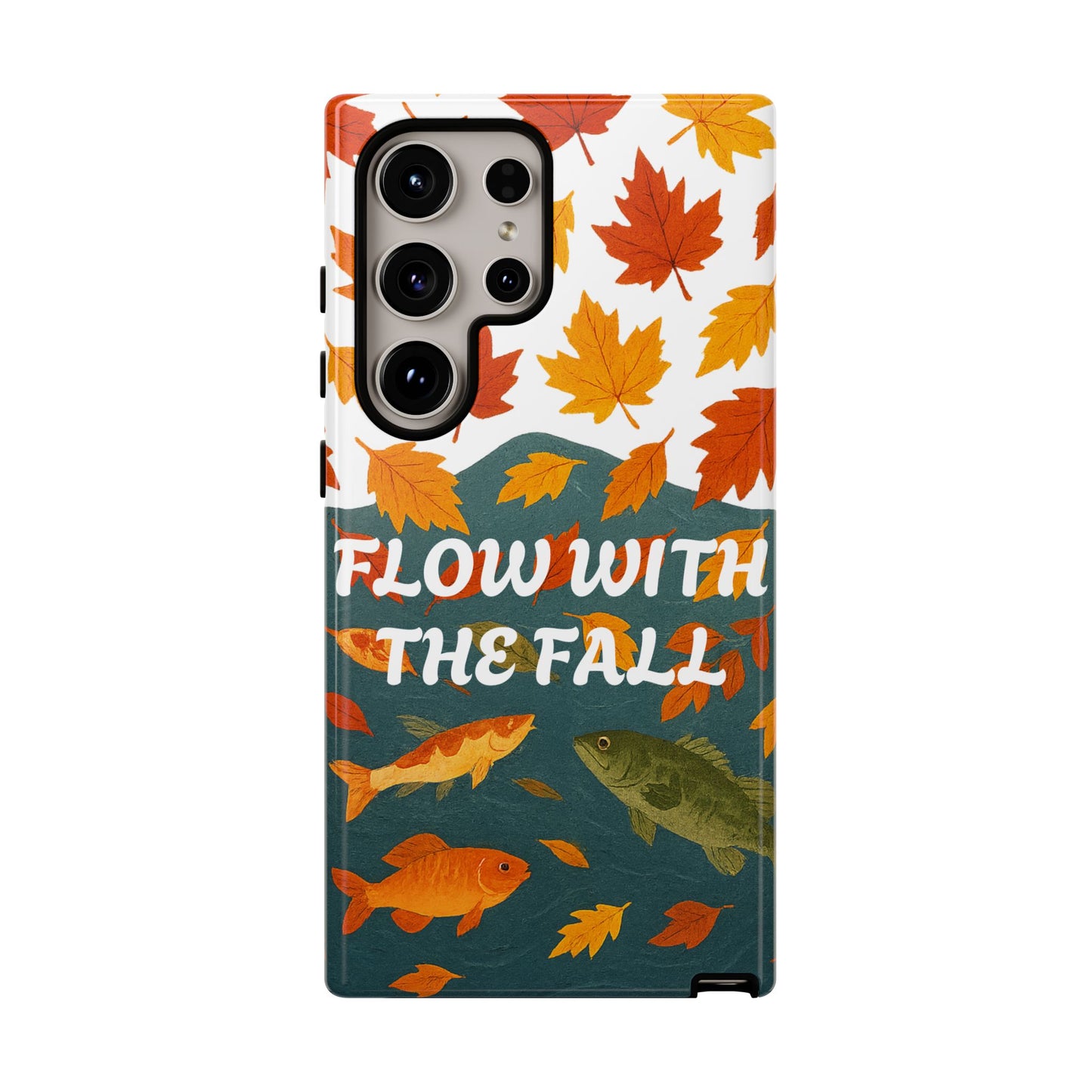 Flow With The Fall Fish Phone Case
