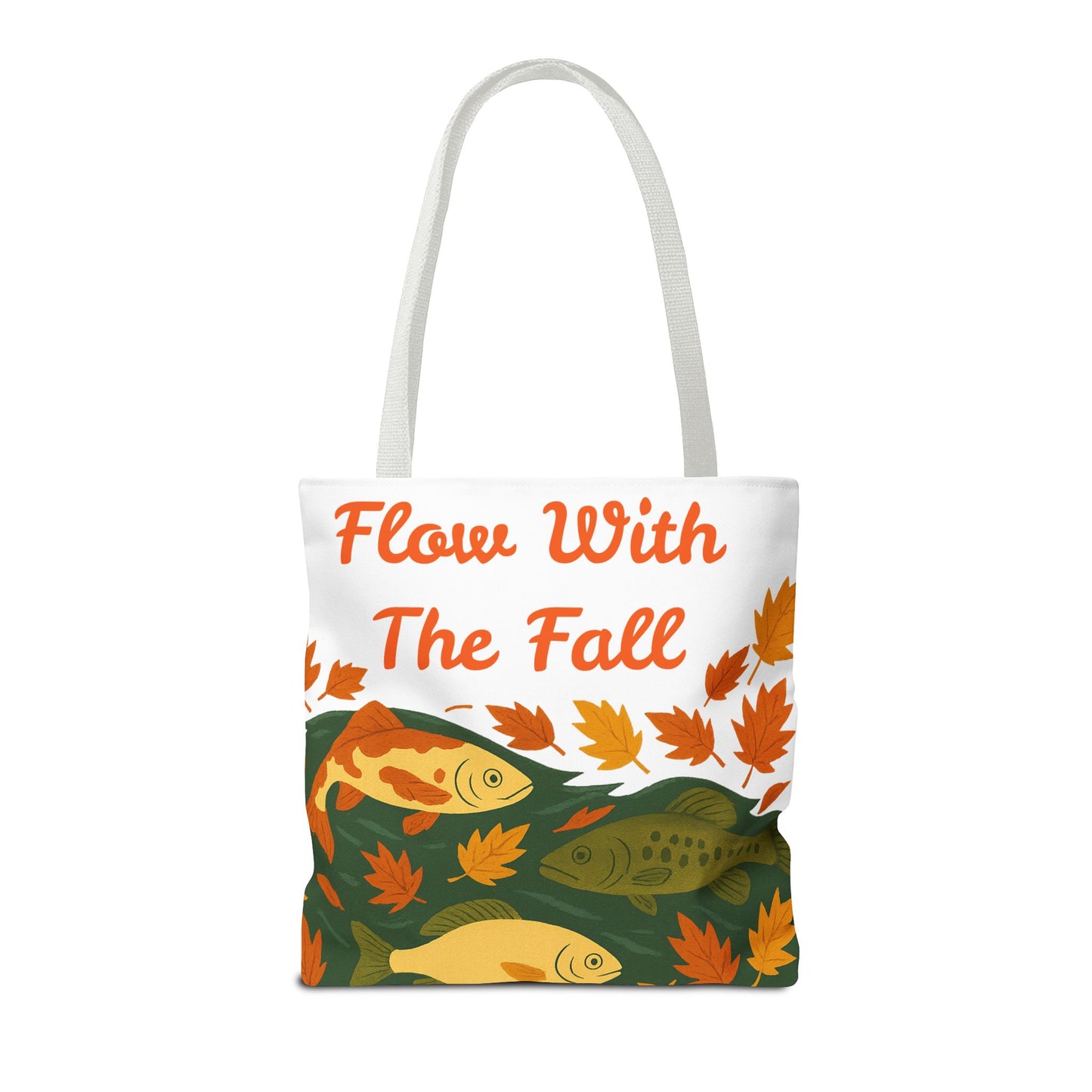 Flow With The Fall Print Tote Bag