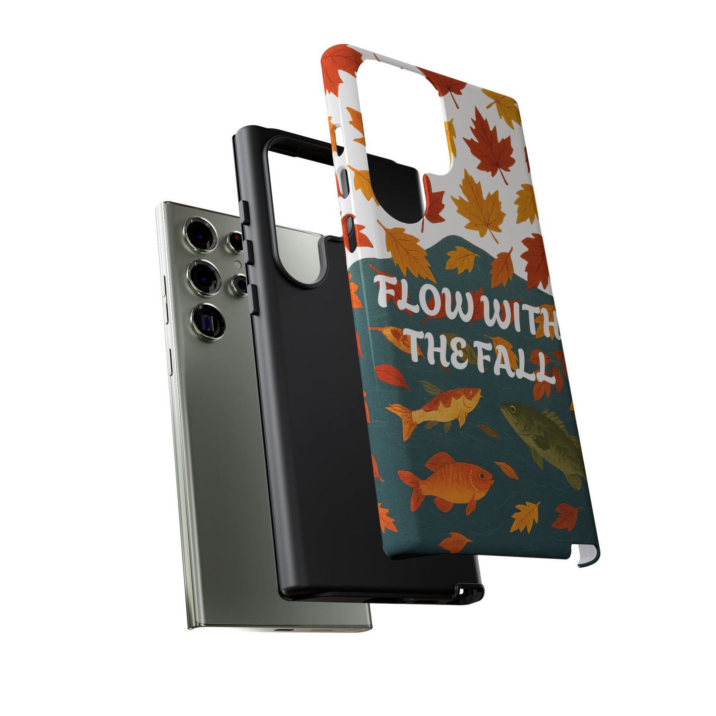 Flow With The Fall Fish Phone Case