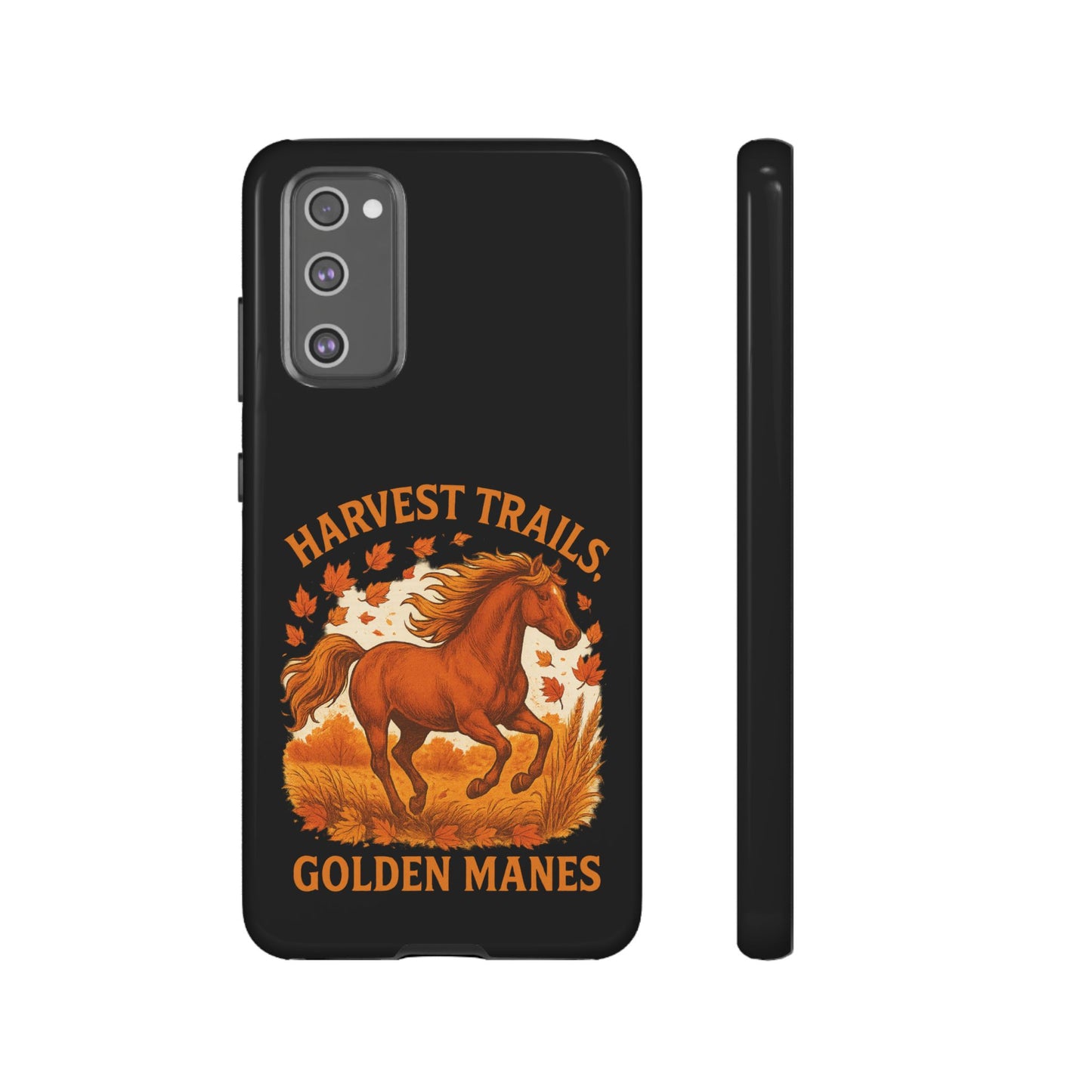 Harvest Trails Golden Manes Autumn Themed Phone Case