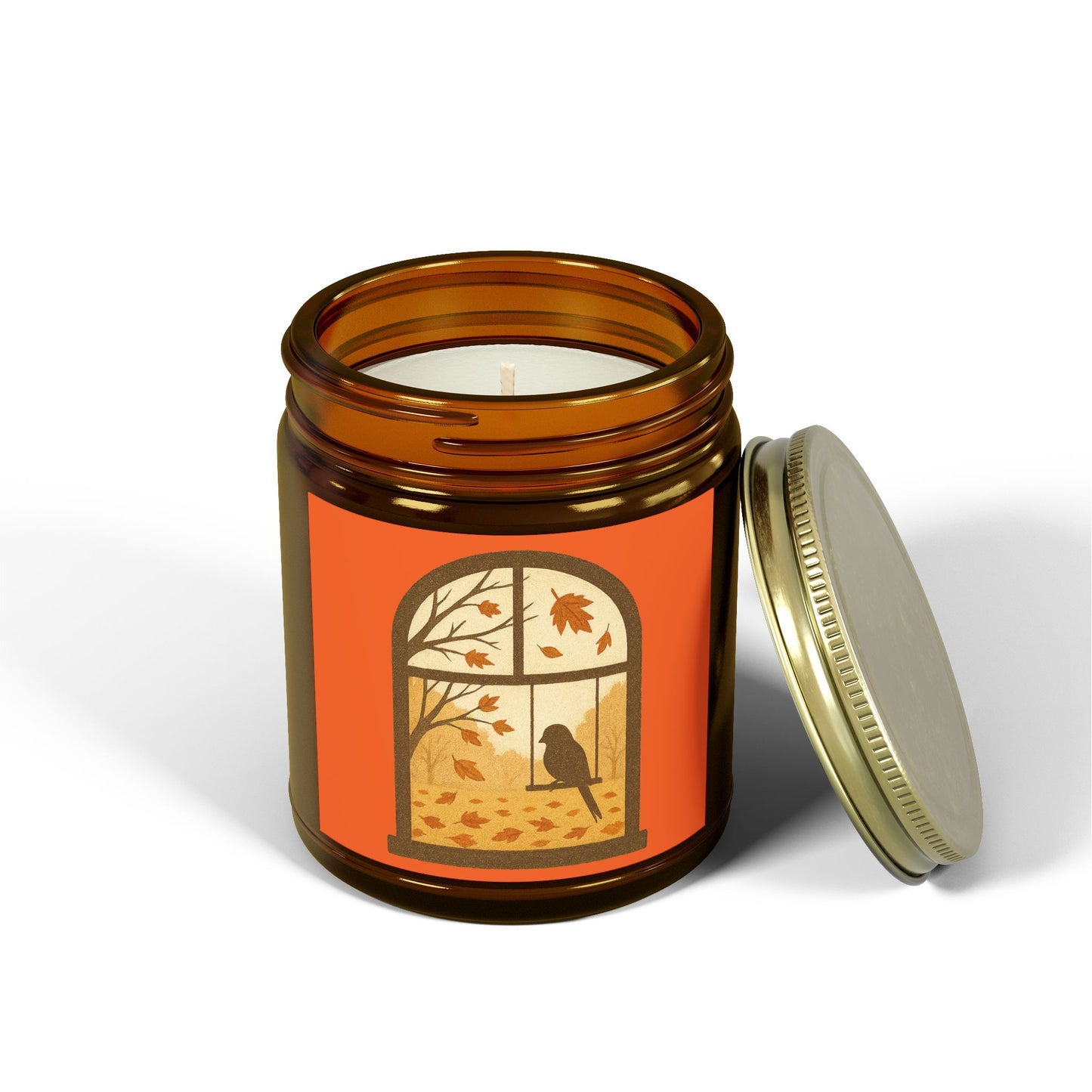 Bird In The Window Autumn Themed Scented Candle