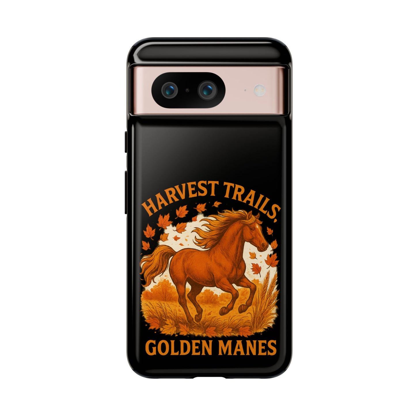 Harvest Trails Golden Manes Autumn Themed Phone Case