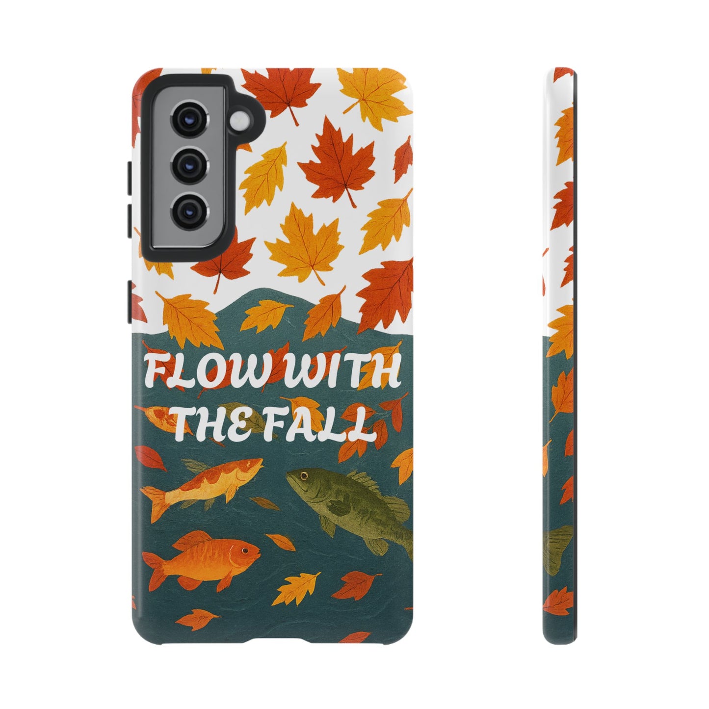 Flow With The Fall Fish Phone Case