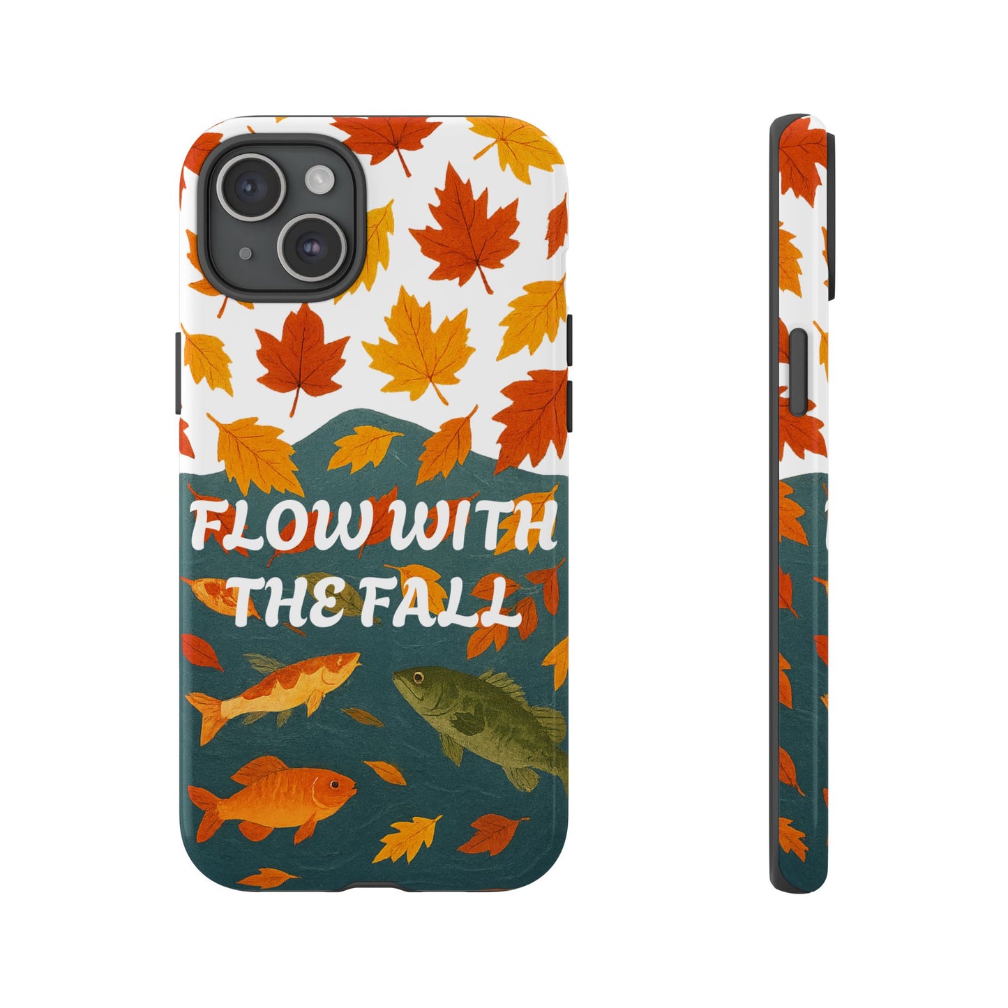 Flow With The Fall Fish Phone Case