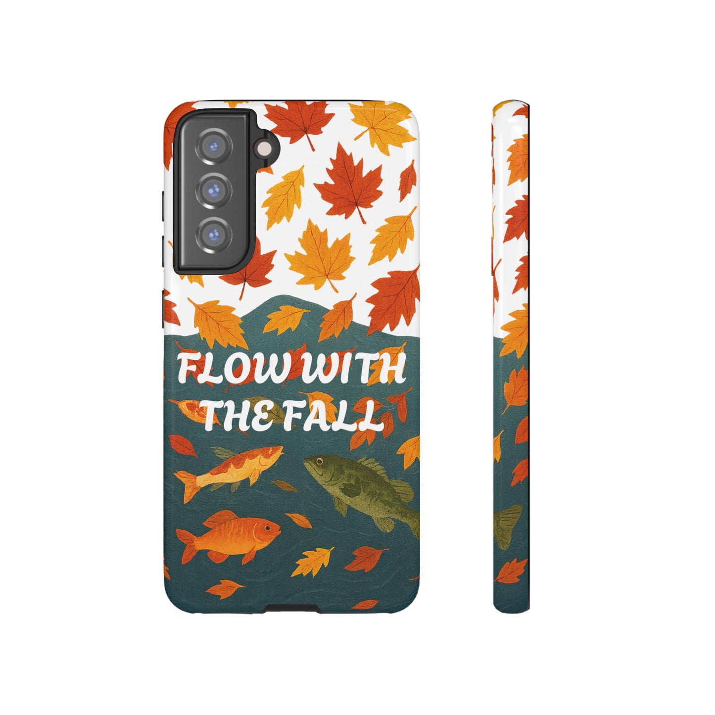 Flow With The Fall Fish Phone Case