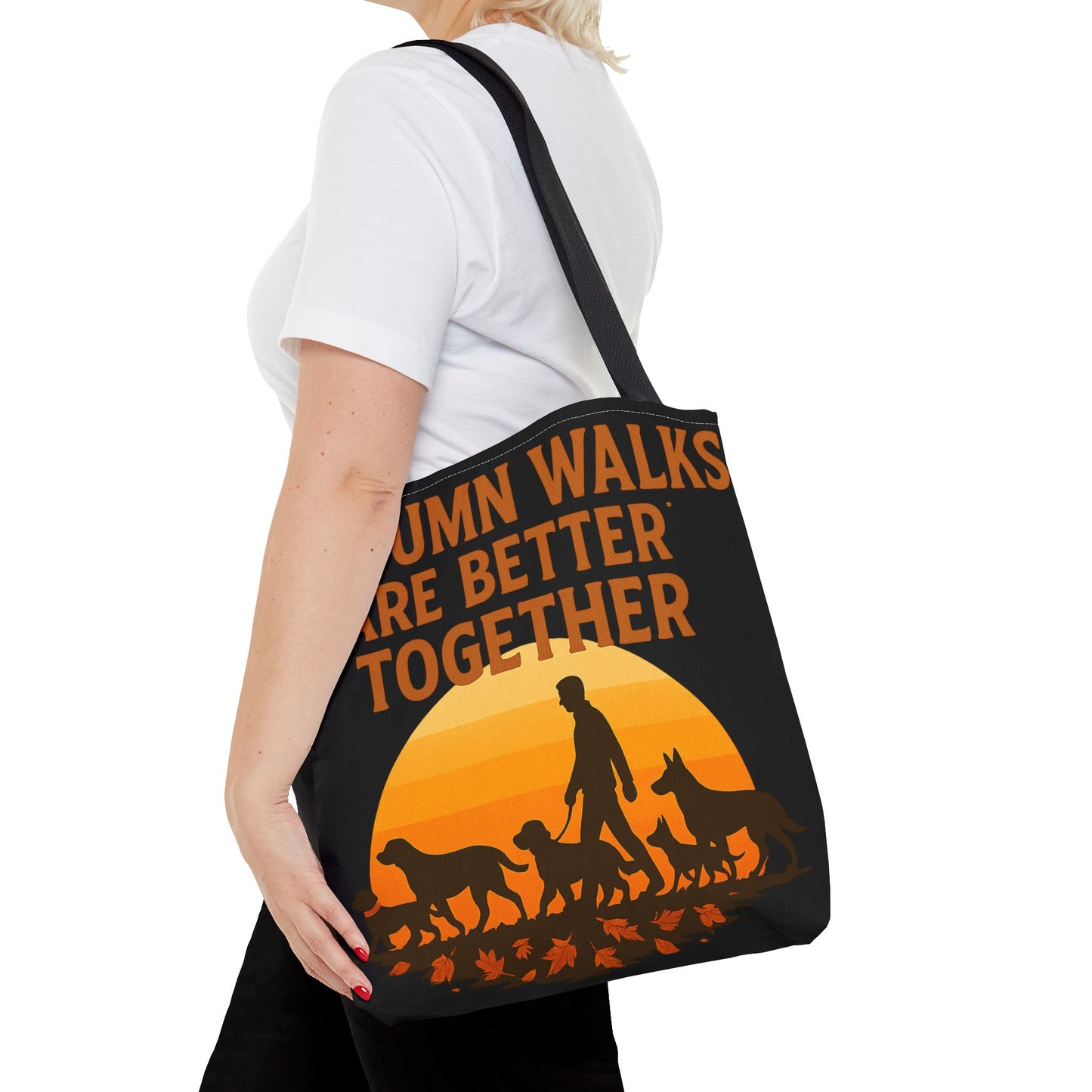 Autumn Walks Are Better Together Tote Bag
