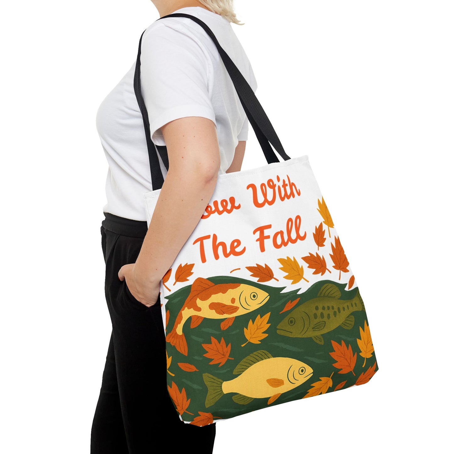 Flow With The Fall Print Tote Bag