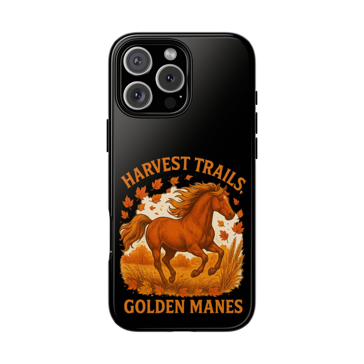 Harvest Trails Golden Manes Autumn Themed Phone Case