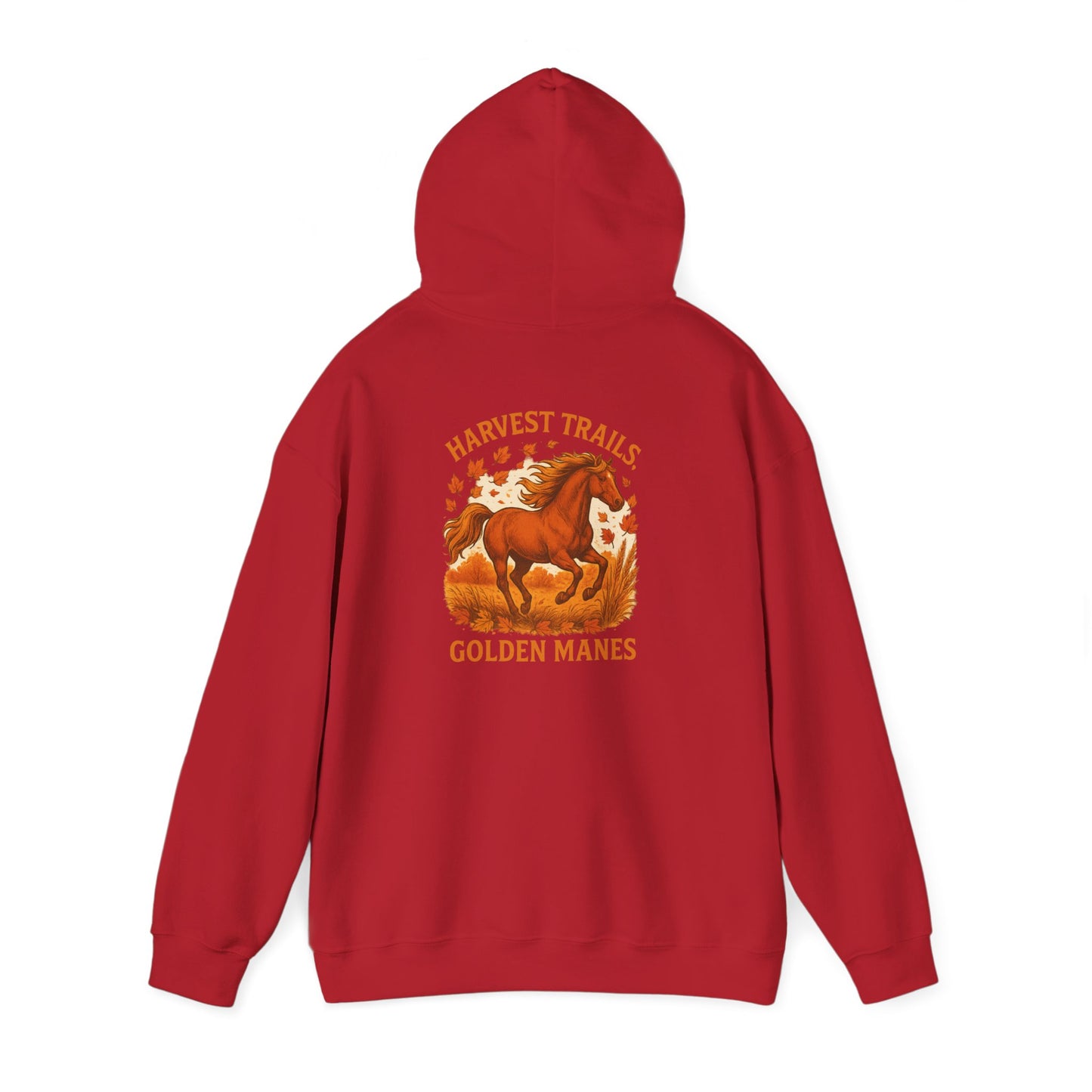 Harvest Trails Golden Manes Autumn Themed Hoodie