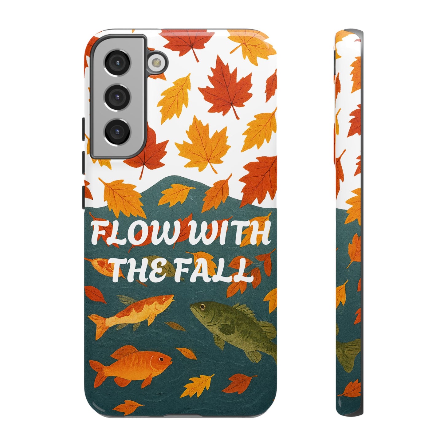 Flow With The Fall Fish Phone Case