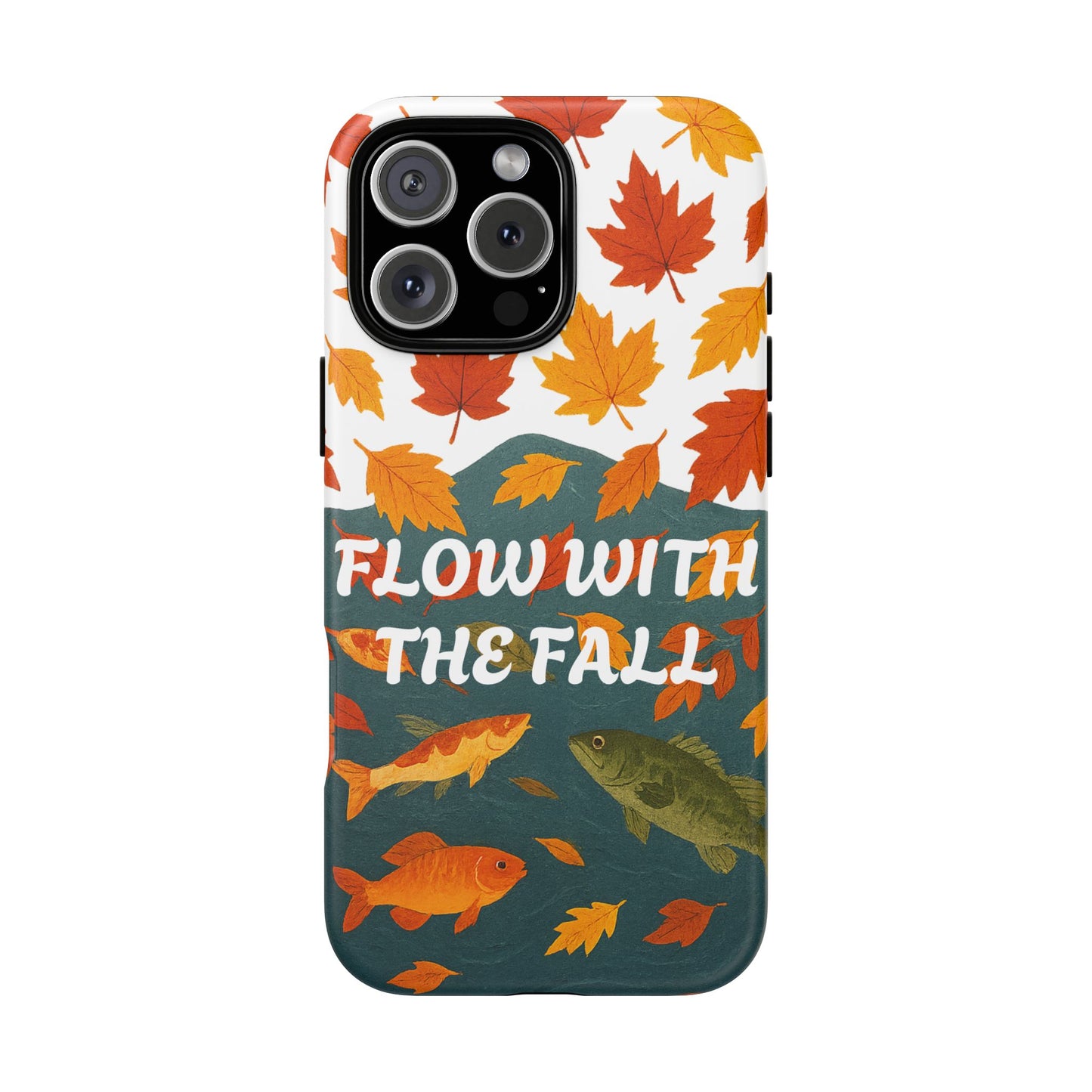 Flow With The Fall Fish Phone Case