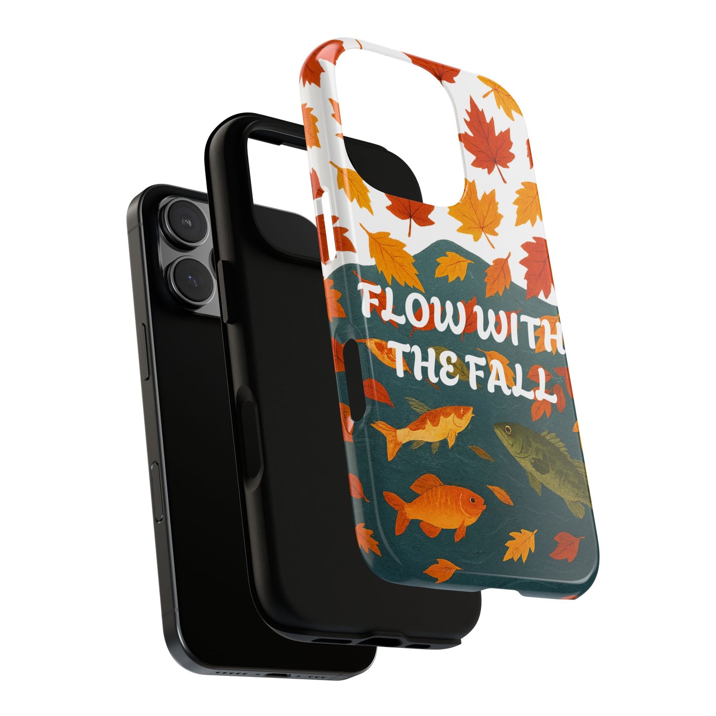Flow With The Fall Fish Phone Case