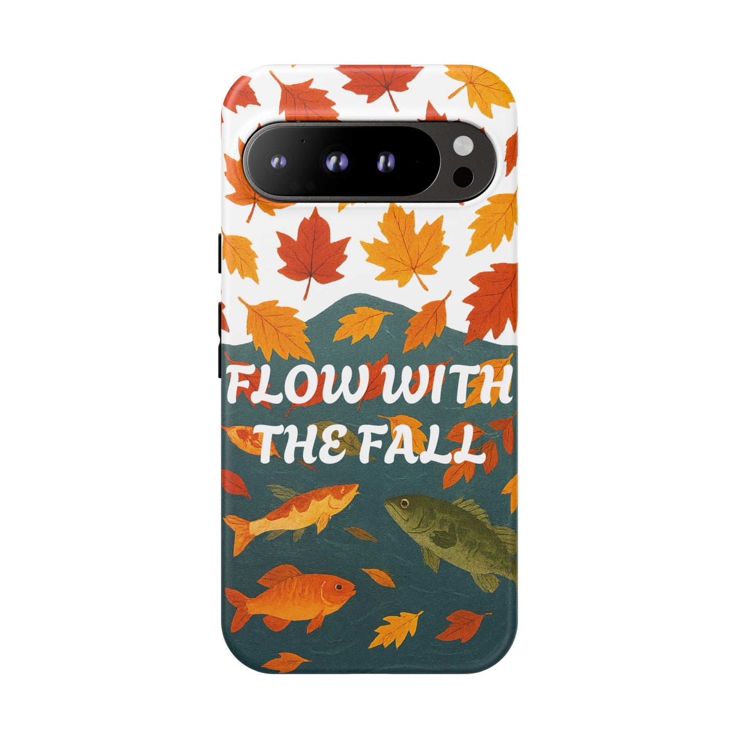 Flow With The Fall Fish Phone Case