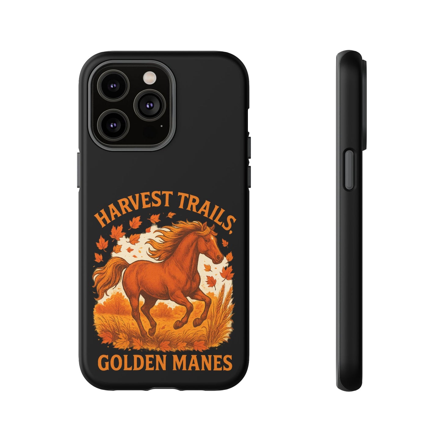 Harvest Trails Golden Manes Autumn Themed Phone Case