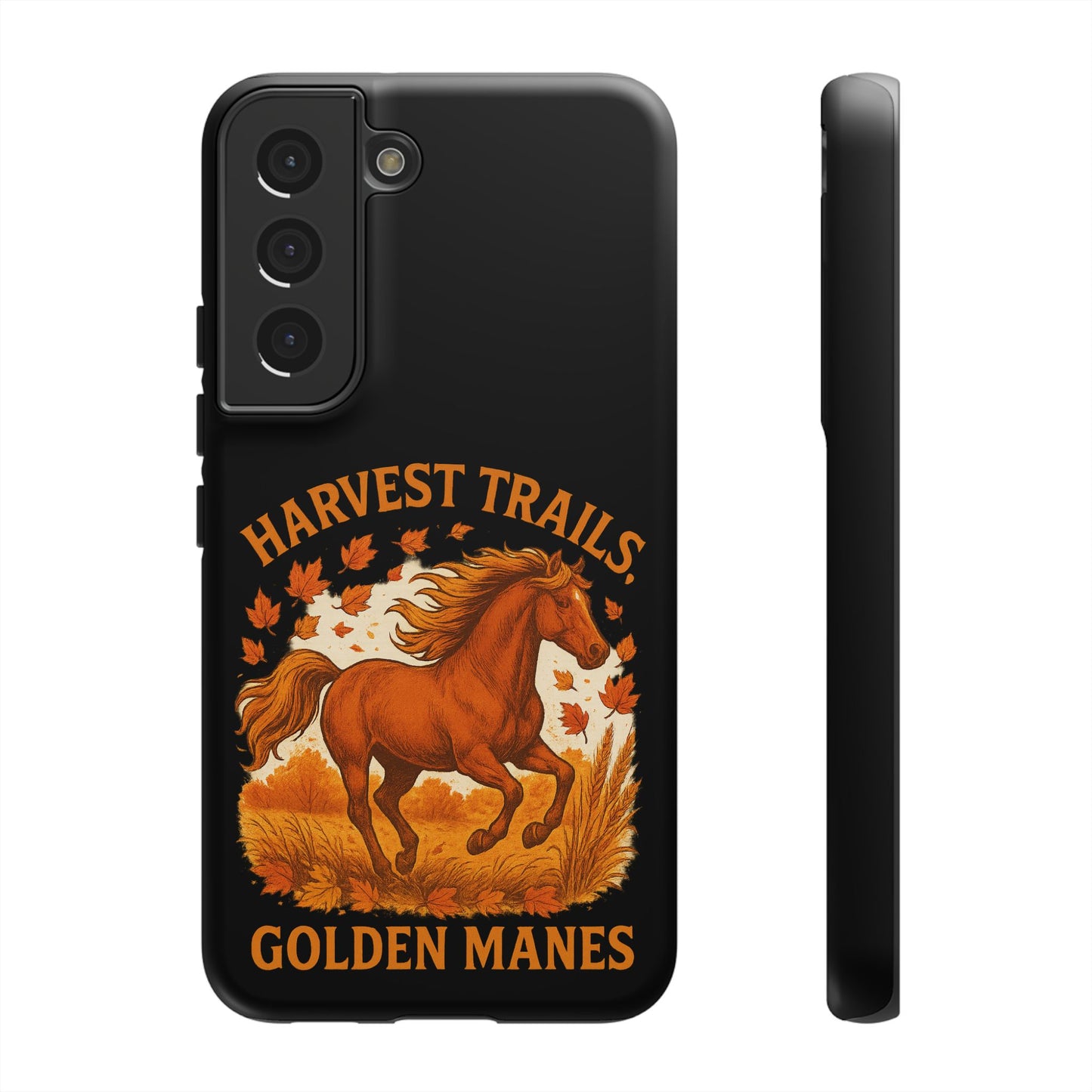 Harvest Trails Golden Manes Autumn Themed Phone Case