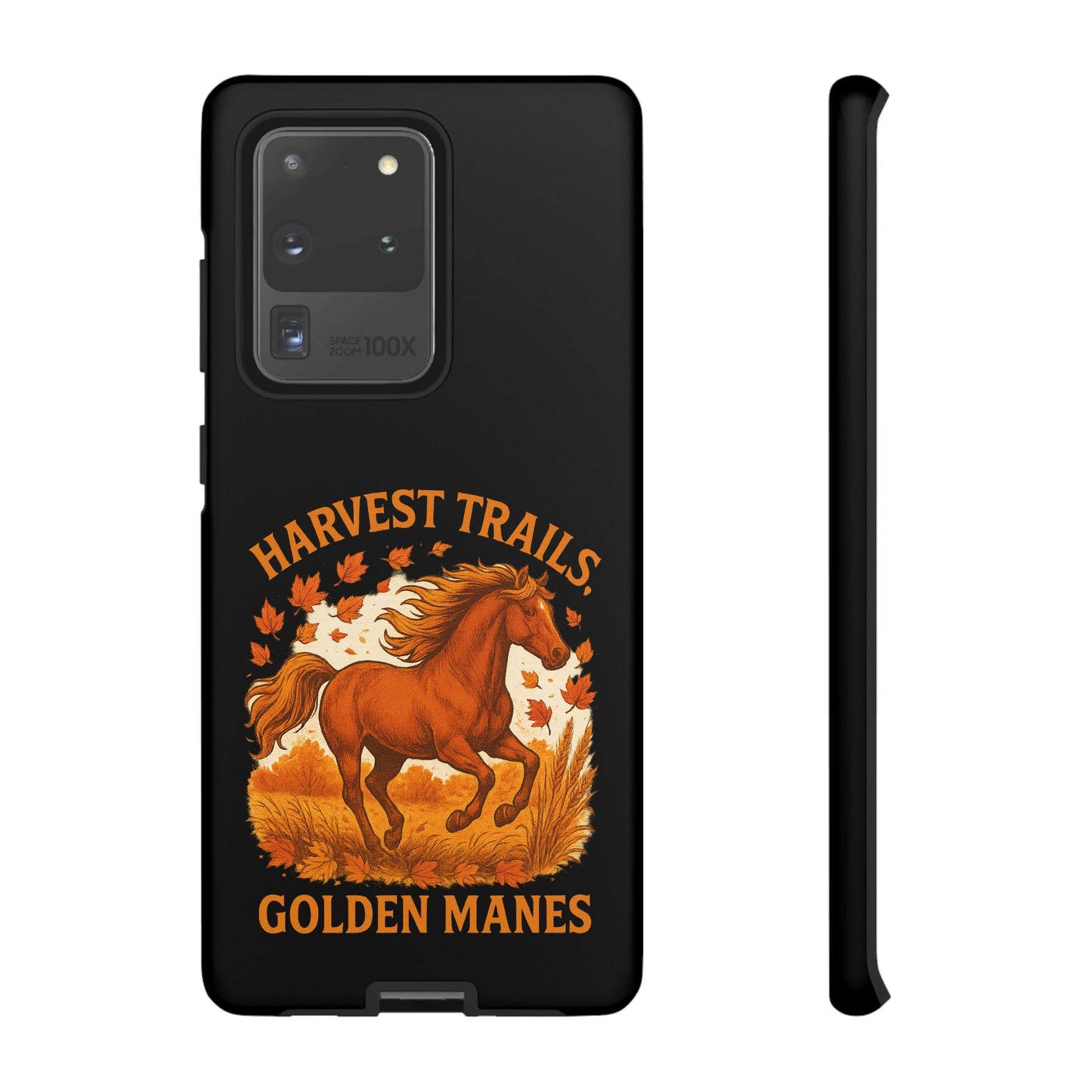 Harvest Trails Golden Manes Autumn Themed Phone Case