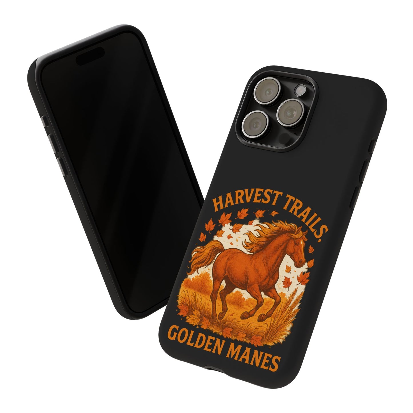Harvest Trails Golden Manes Autumn Themed Phone Case