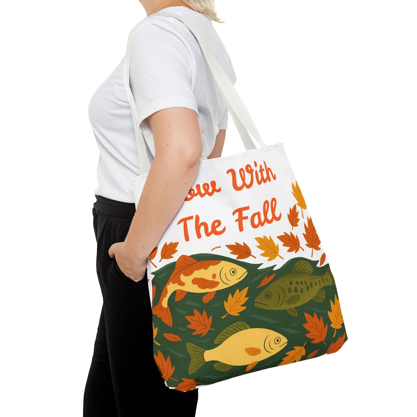 Flow With The Fall Print Tote Bag