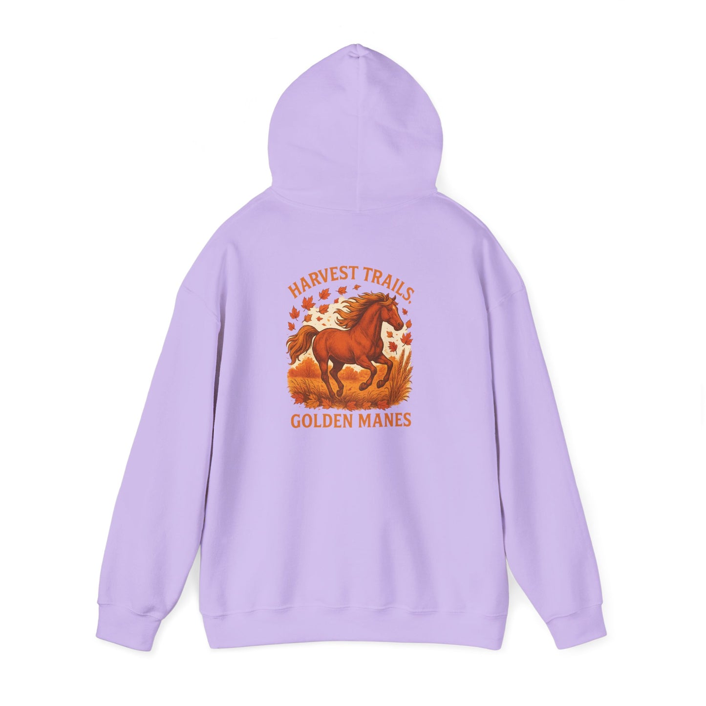 Harvest Trails Golden Manes Autumn Themed Hoodie