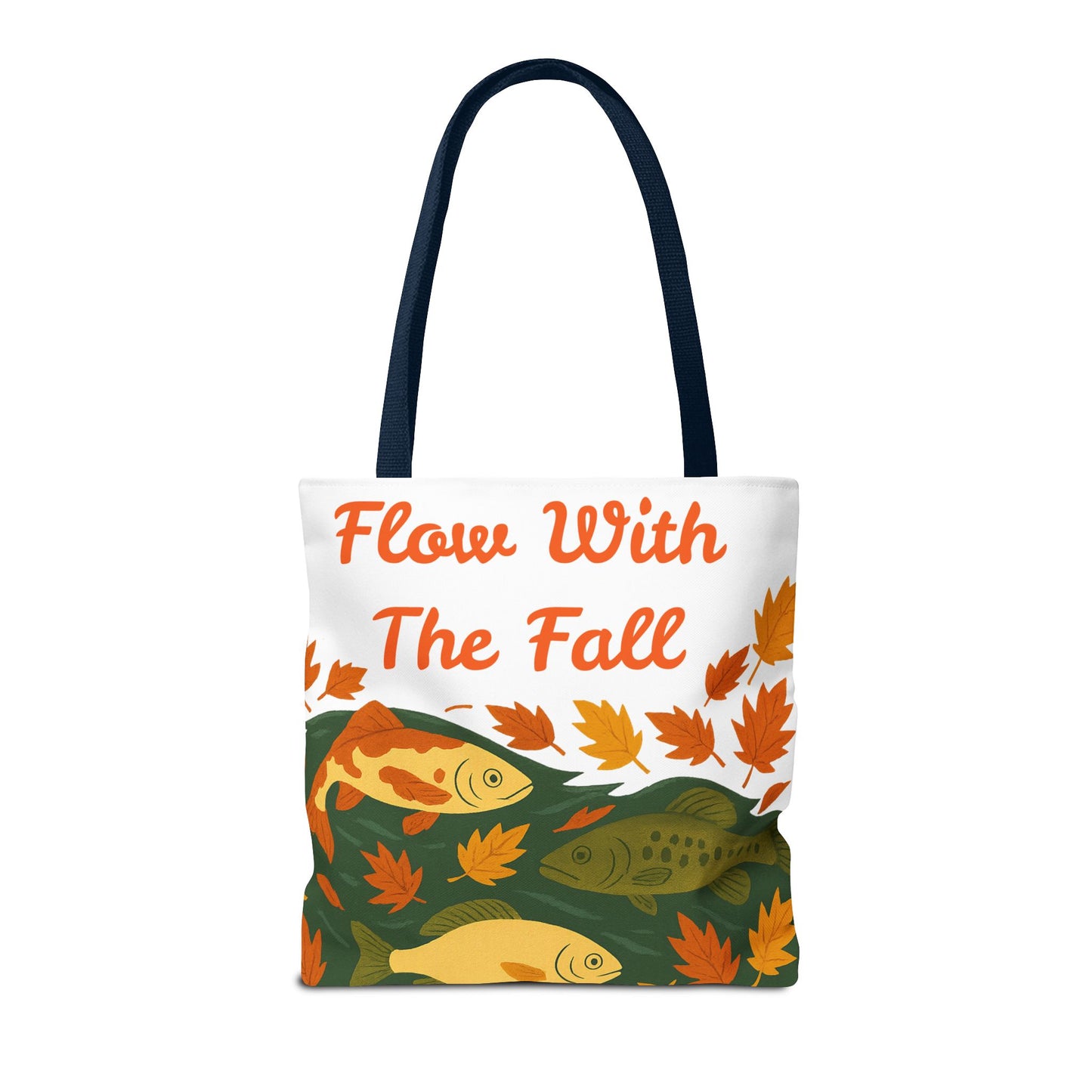 Flow With The Fall Print Tote Bag