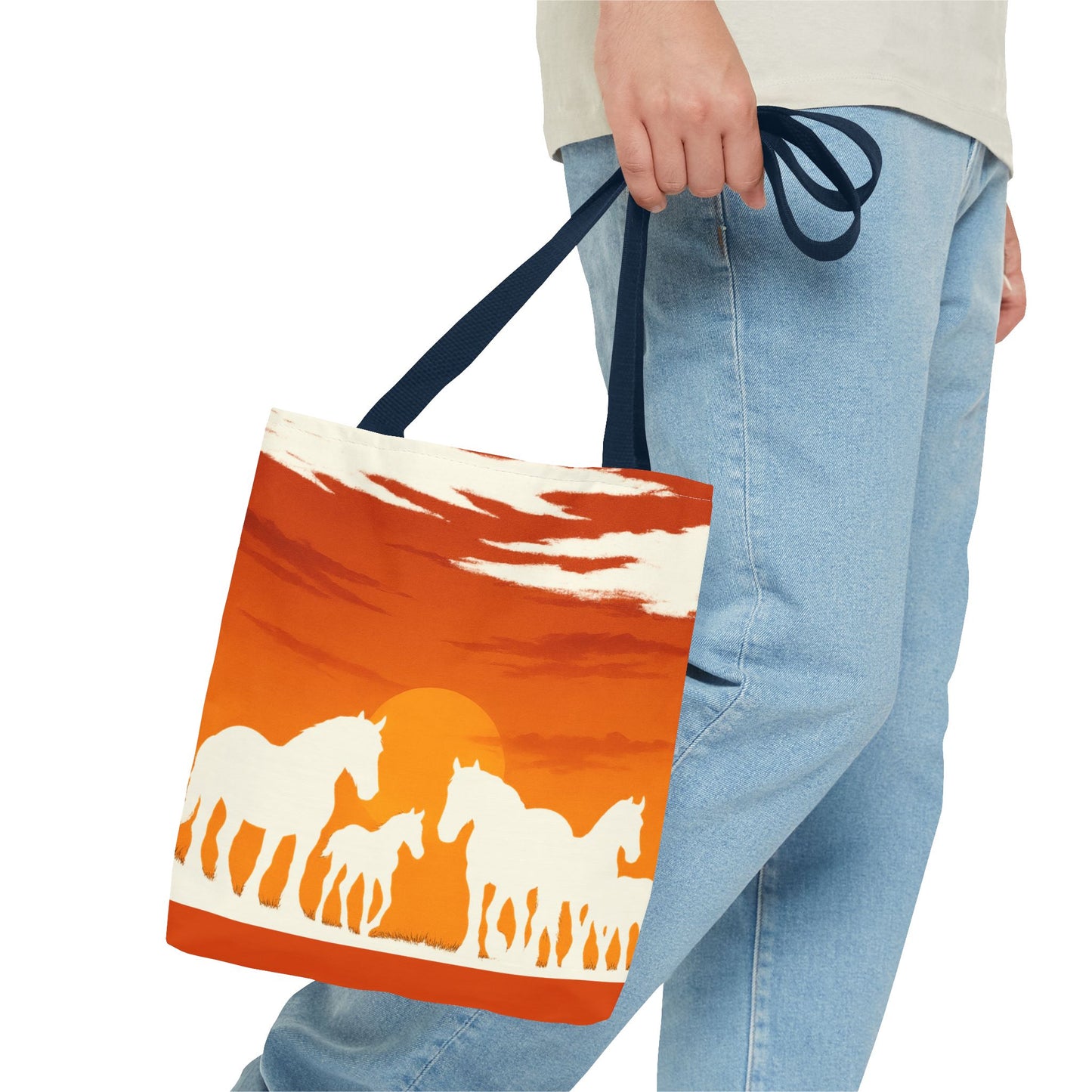 Horses on the Horizon Tote Bag