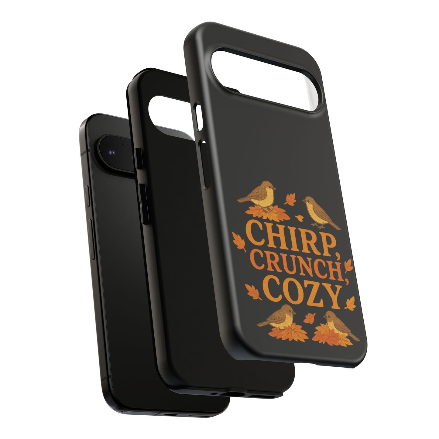 Chirp Crunch Cozy Autumn Themed Phone Case