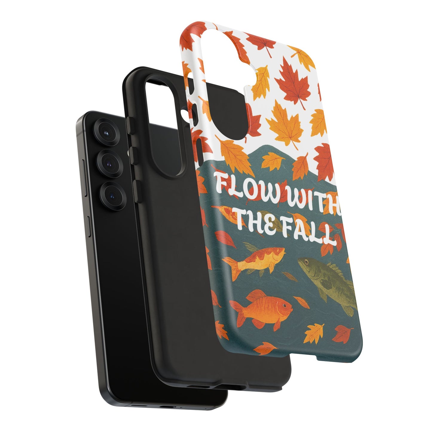 Flow With The Fall Fish Phone Case