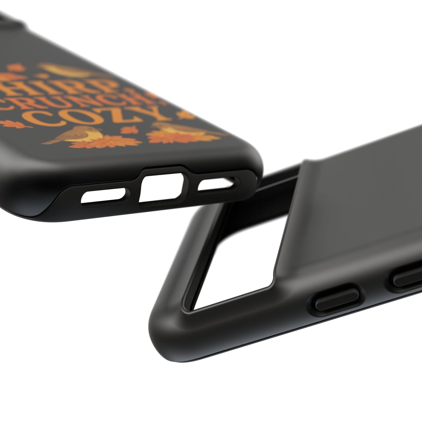 Chirp Crunch Cozy Autumn Themed Phone Case