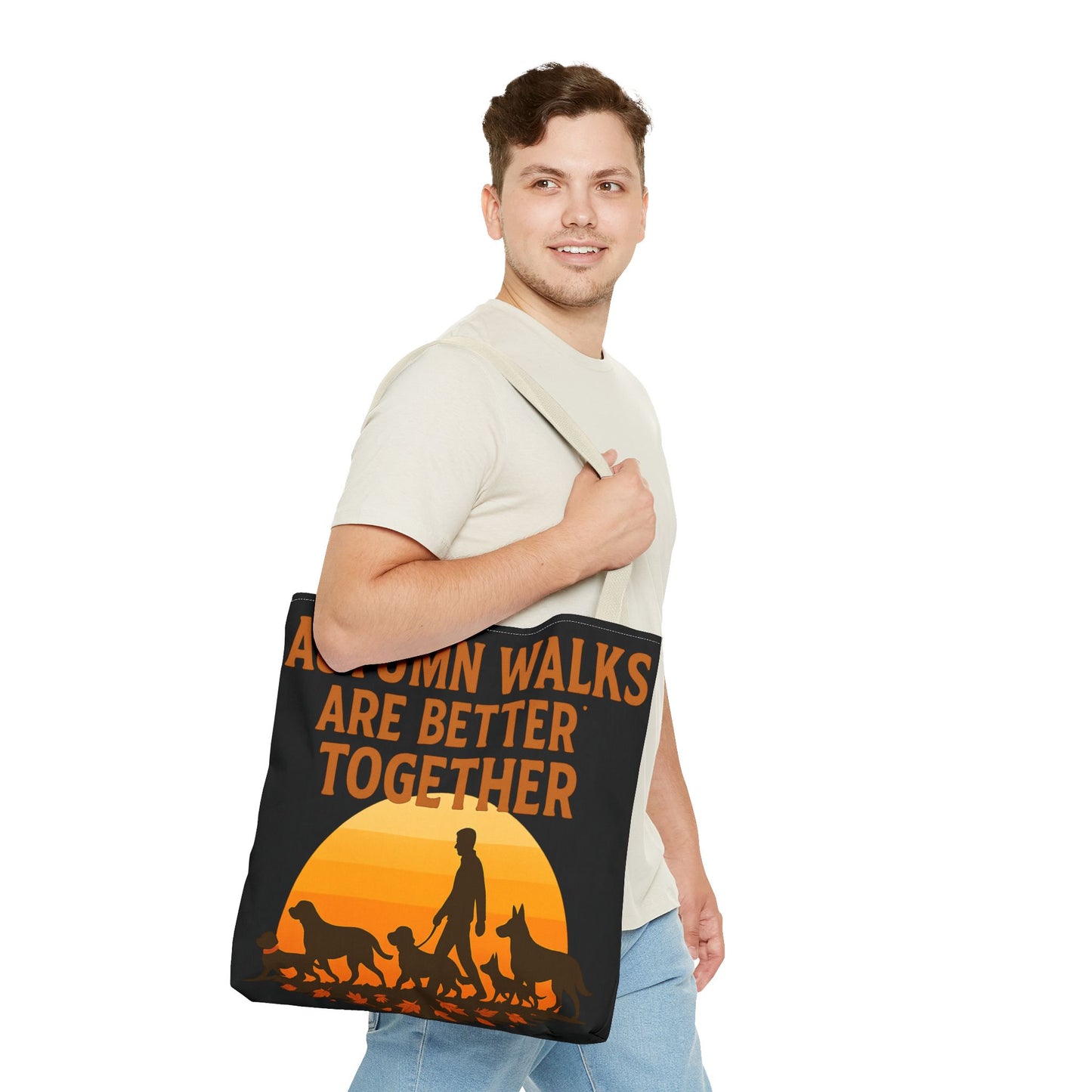 Autumn Walks Are Better Together Tote Bag