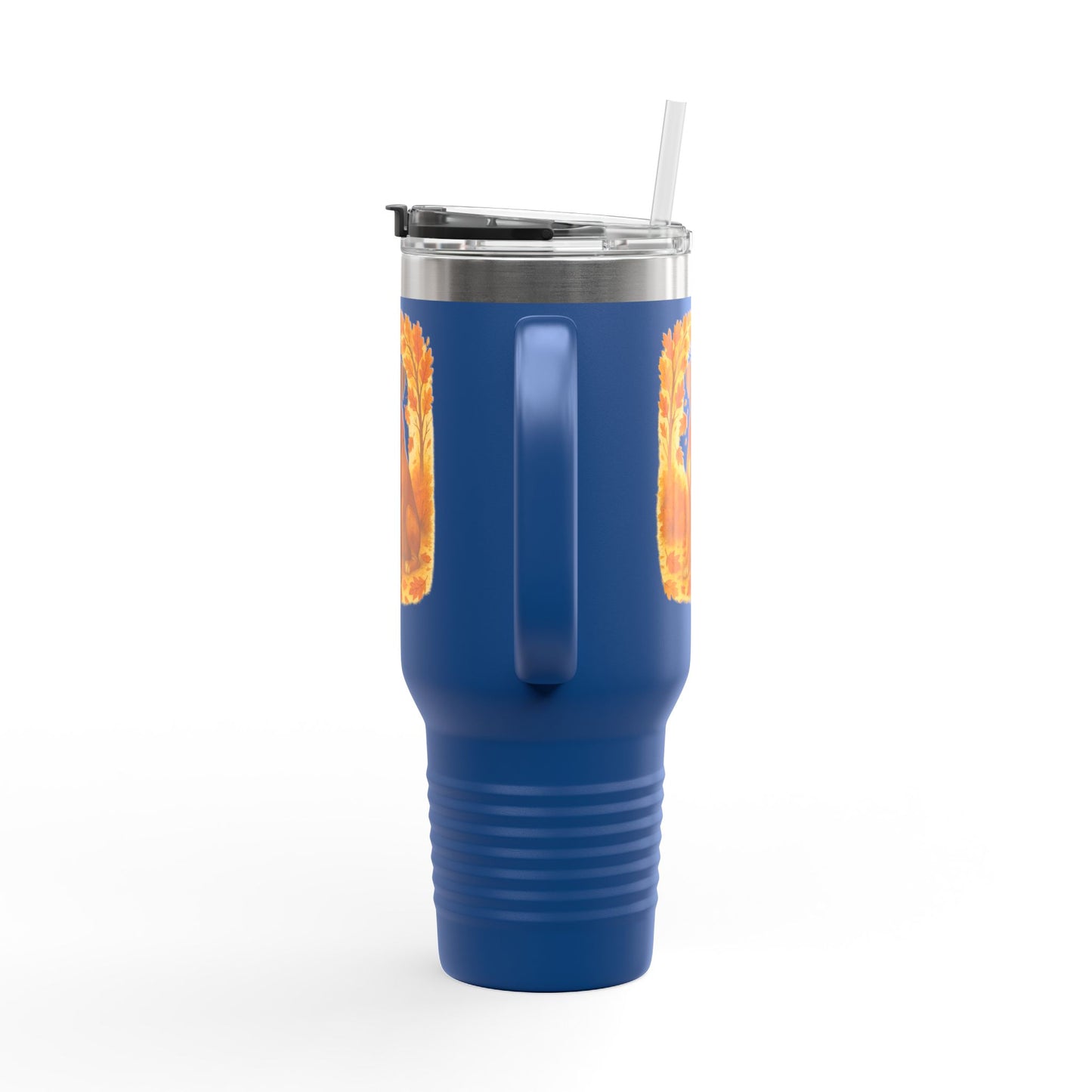 Boxer Autumn Themed Travel Mug